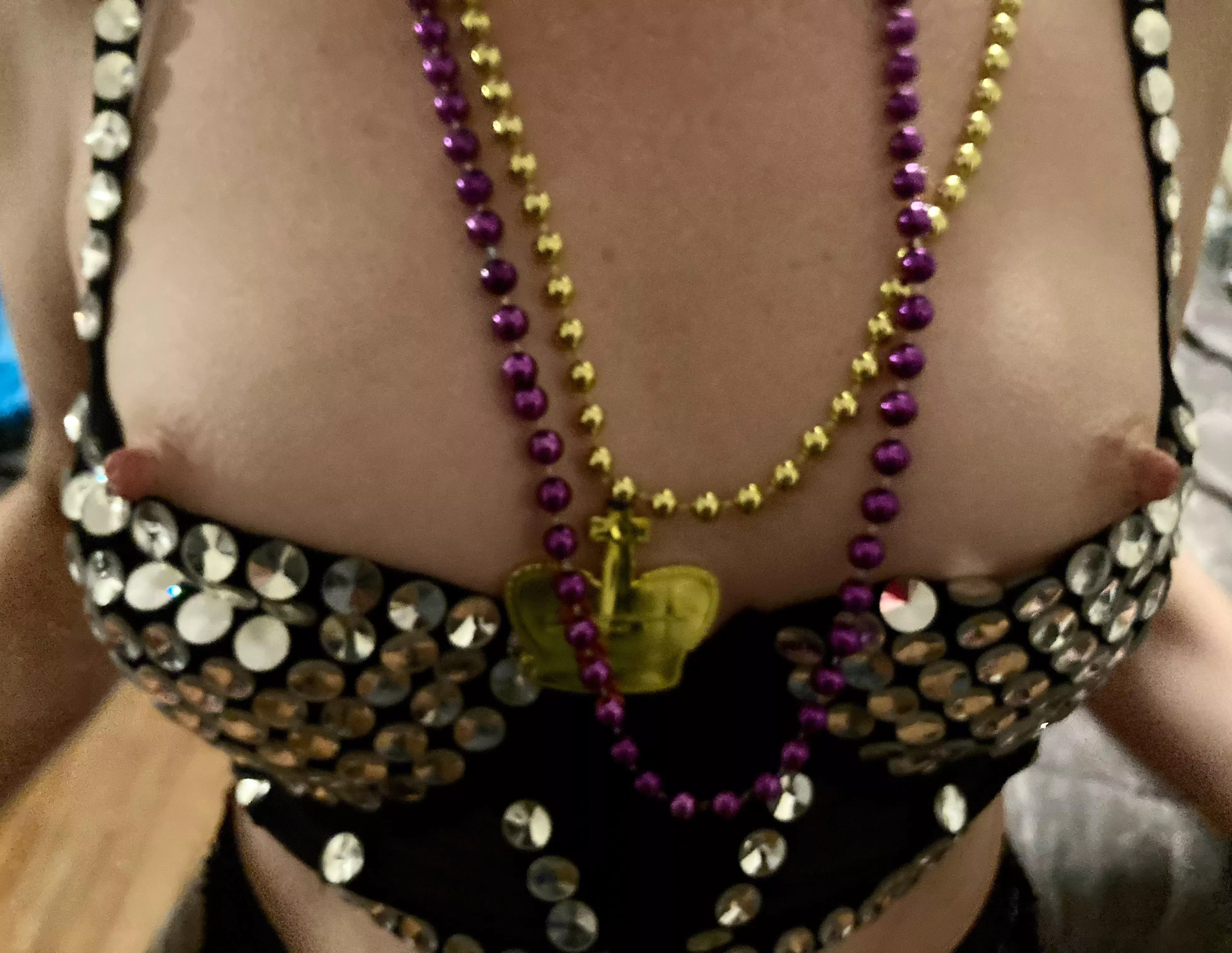 Itâ€™s okay if you donâ€™t have any beads. Happy Fat Tuesday! - 45[F]