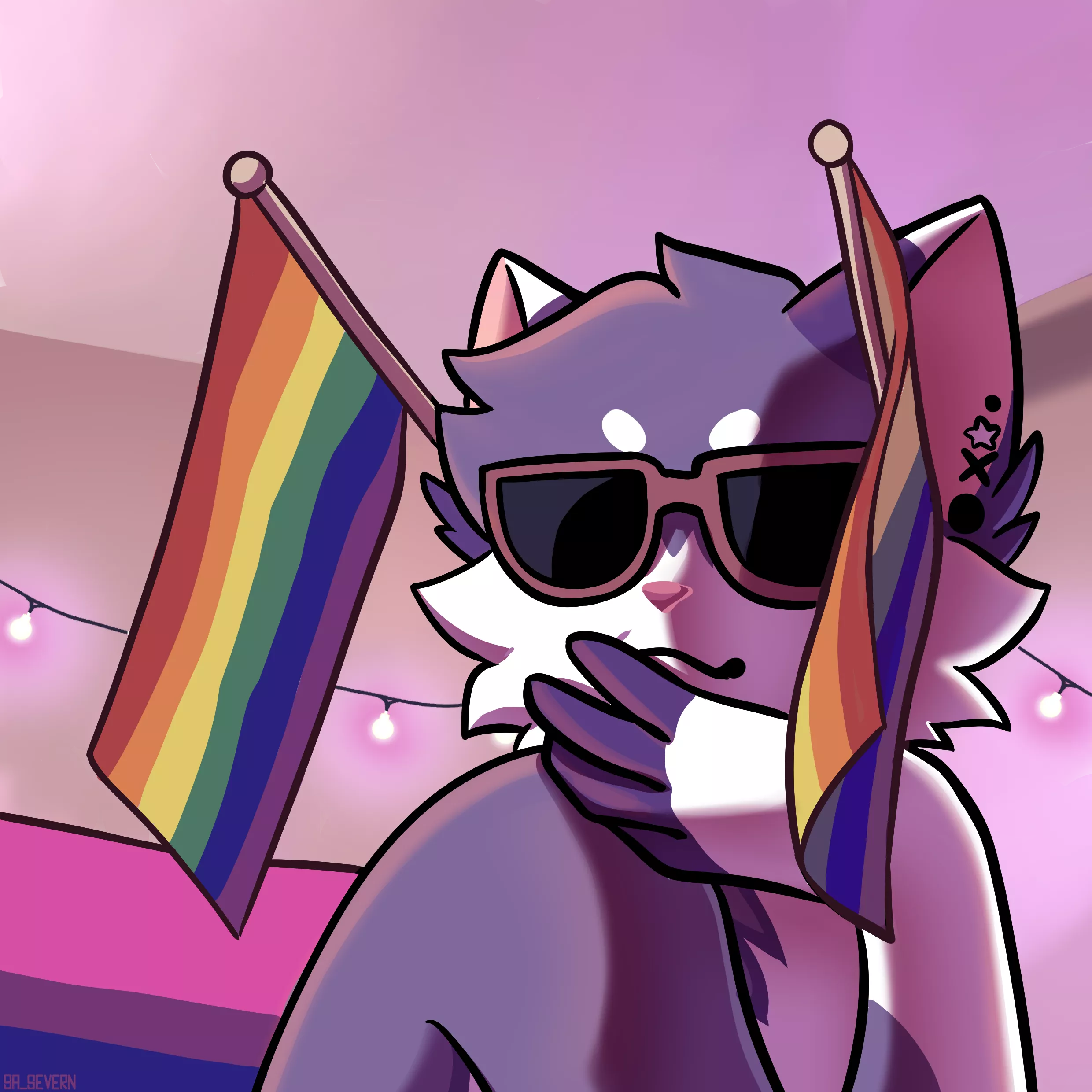 It's Pride Month bitch (art by me @Sa_Severn on twitter)