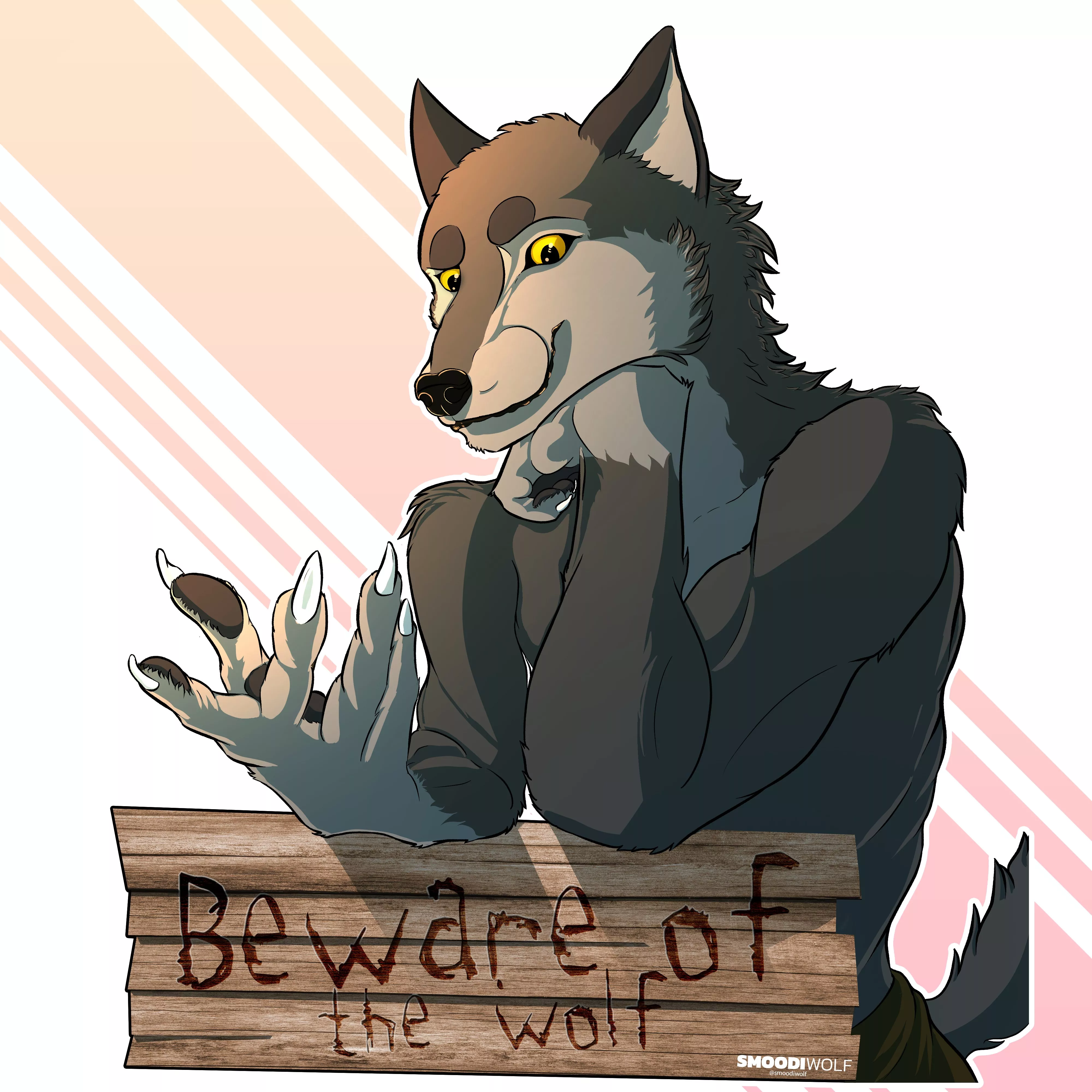 It's Werewolf Wednesday 🐺🌕 by @smoodiwolf on Twitter