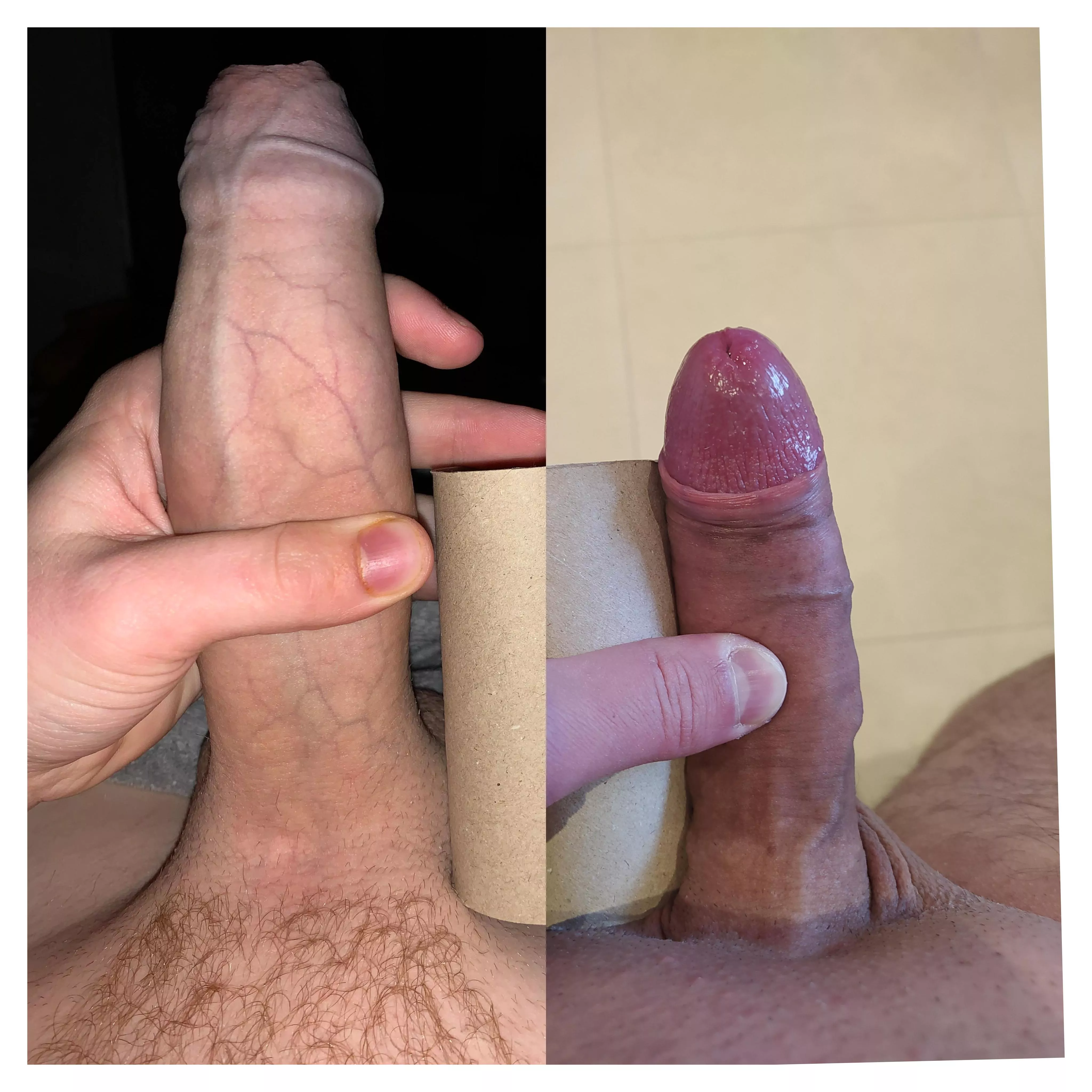 I've lost again. this time against u/CandidateOk9855 and his absolutely huge dick. let me know your initial reaction on this comparison