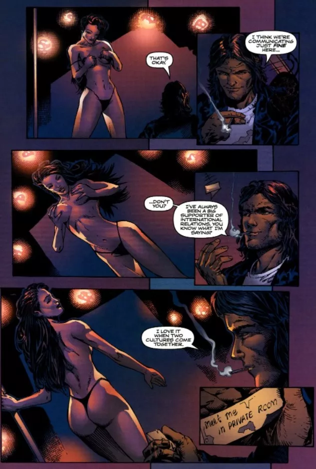 Jackie At The Strip Club [The Darkness (2002) #11]