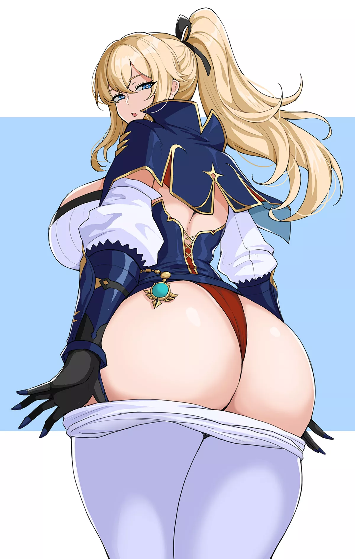 Jean Gunnhildr fat ass (hellaP / drogob) [Genshin Impact]