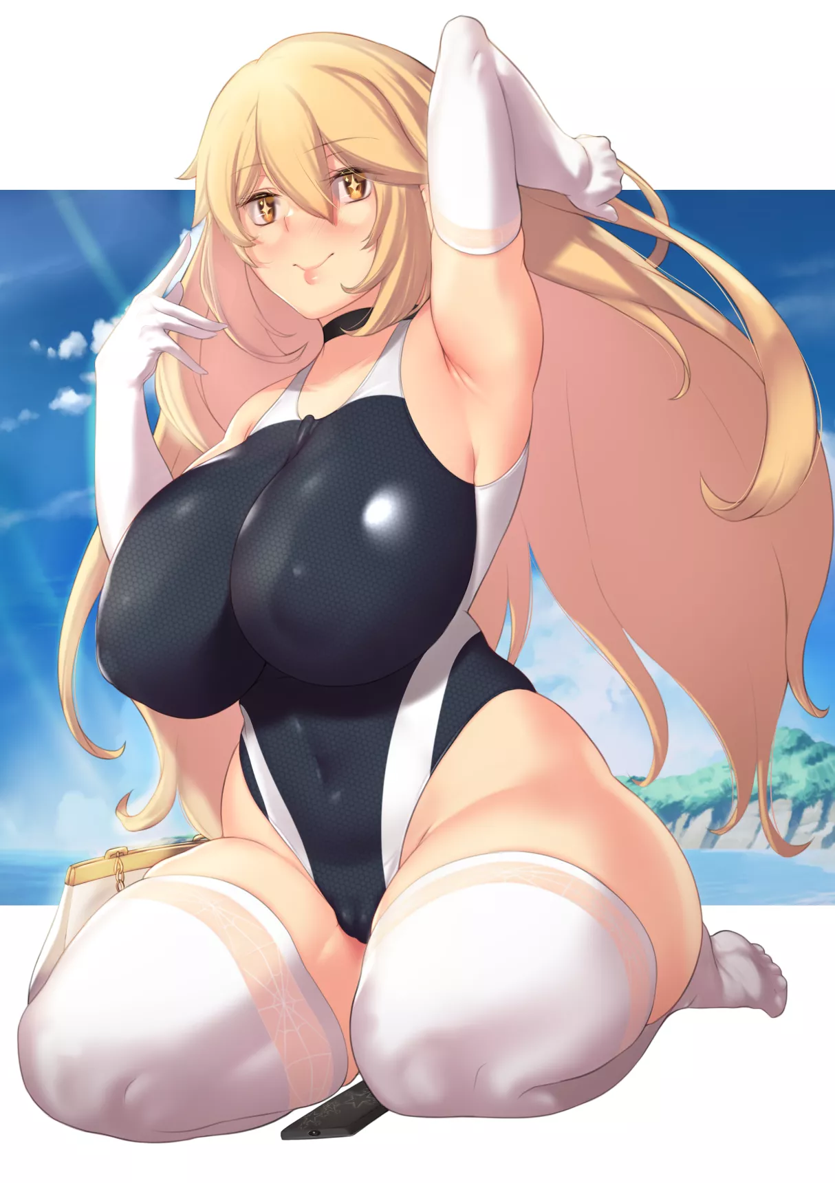 Jeanne Lewd Body Swimsuit (Aster Crowley) [Fate]