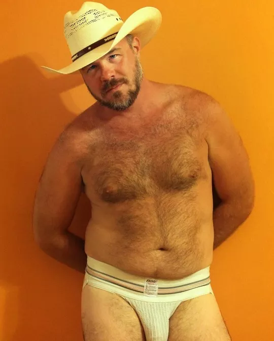 jock and cowboy hat