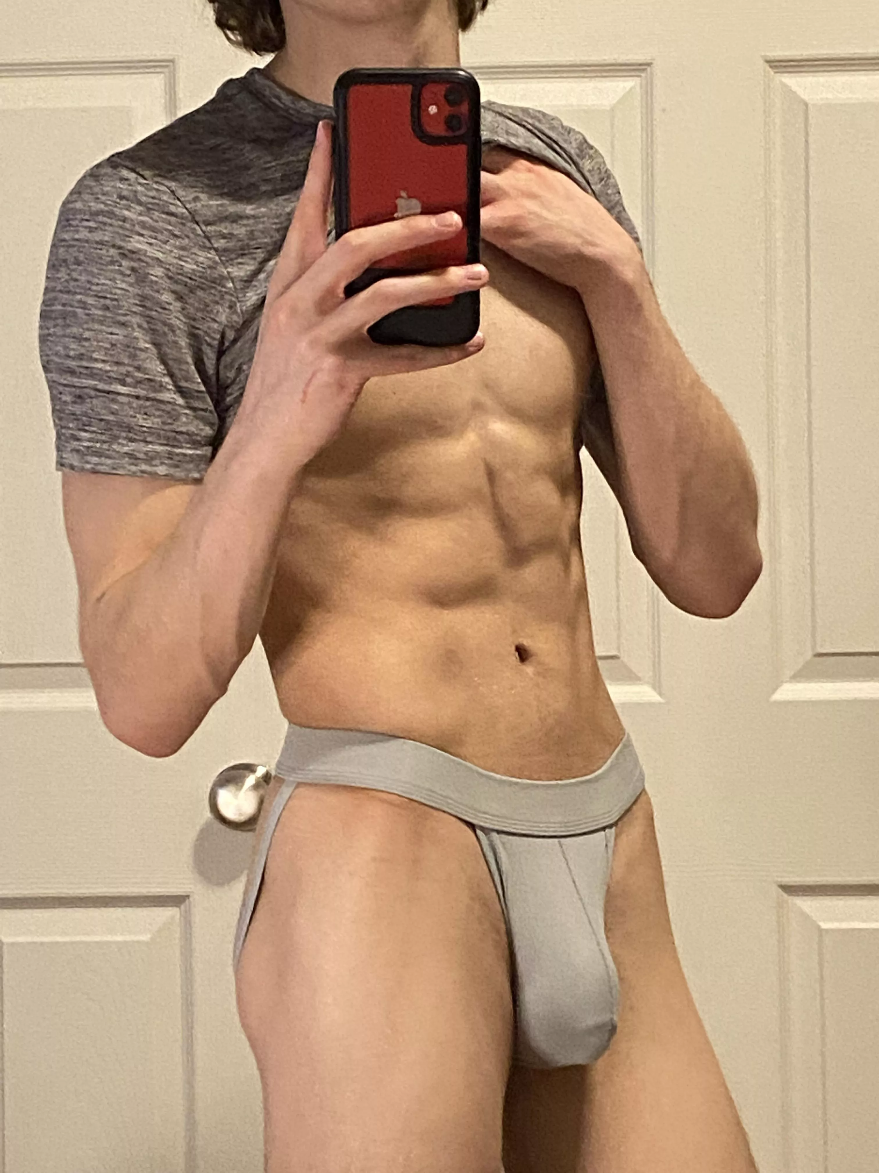 Jock in a jockstrap ðŸ˜œ