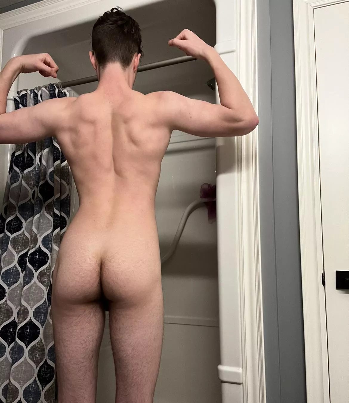 Join me and my hairy ass in the shower