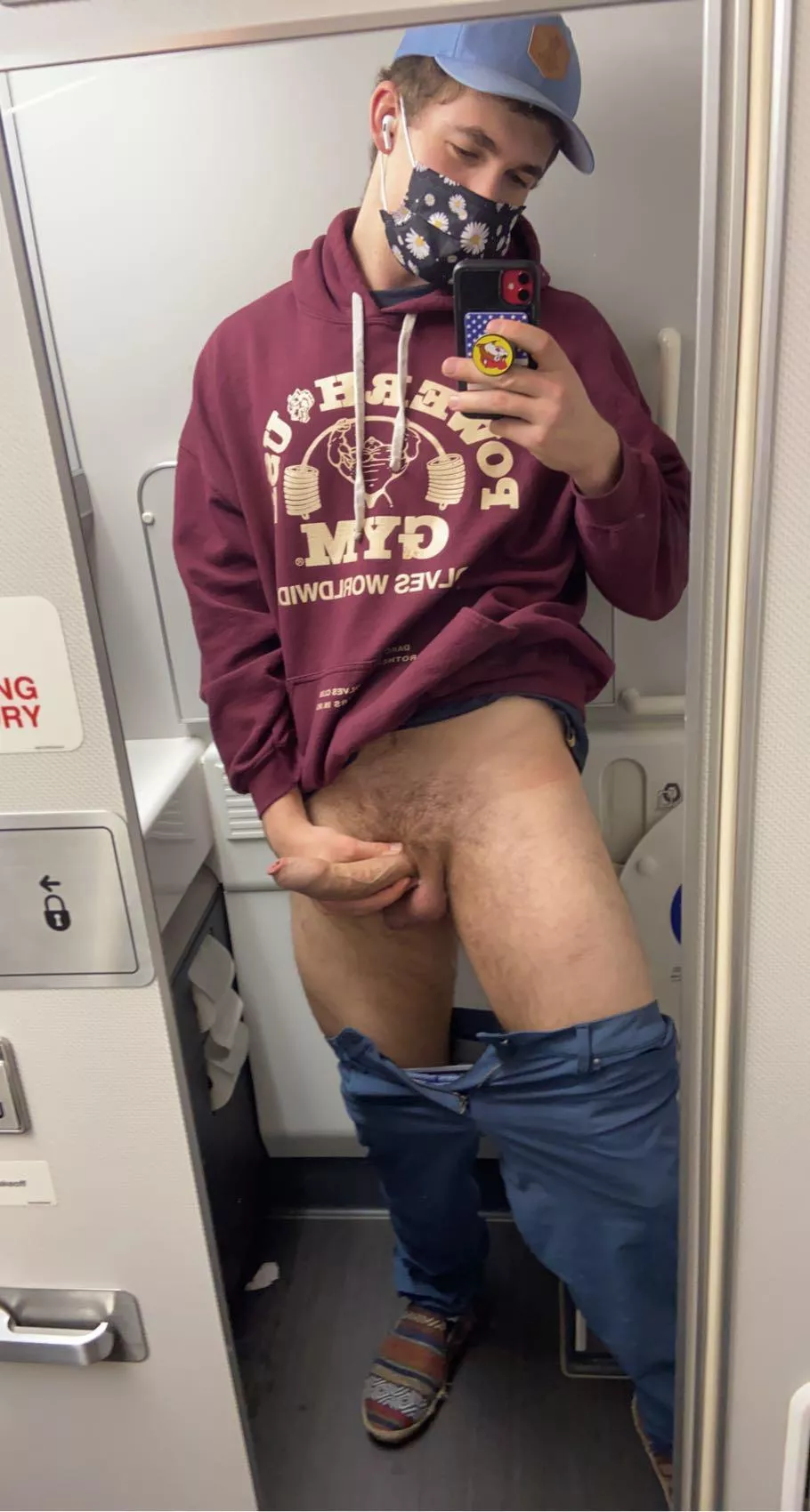 Join the mile high club with my uncut cock?