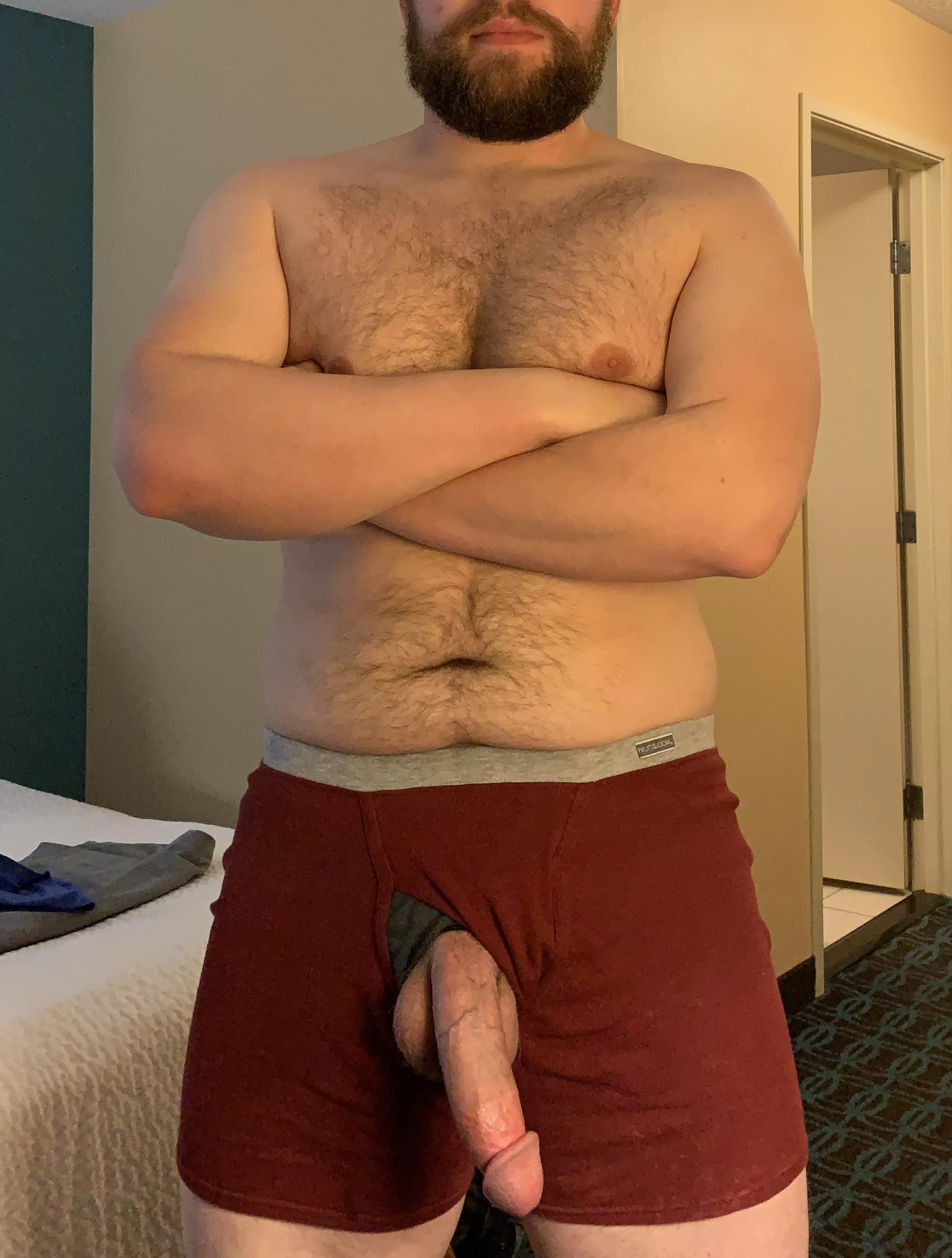 Just a dad alone in a hotel. [35]