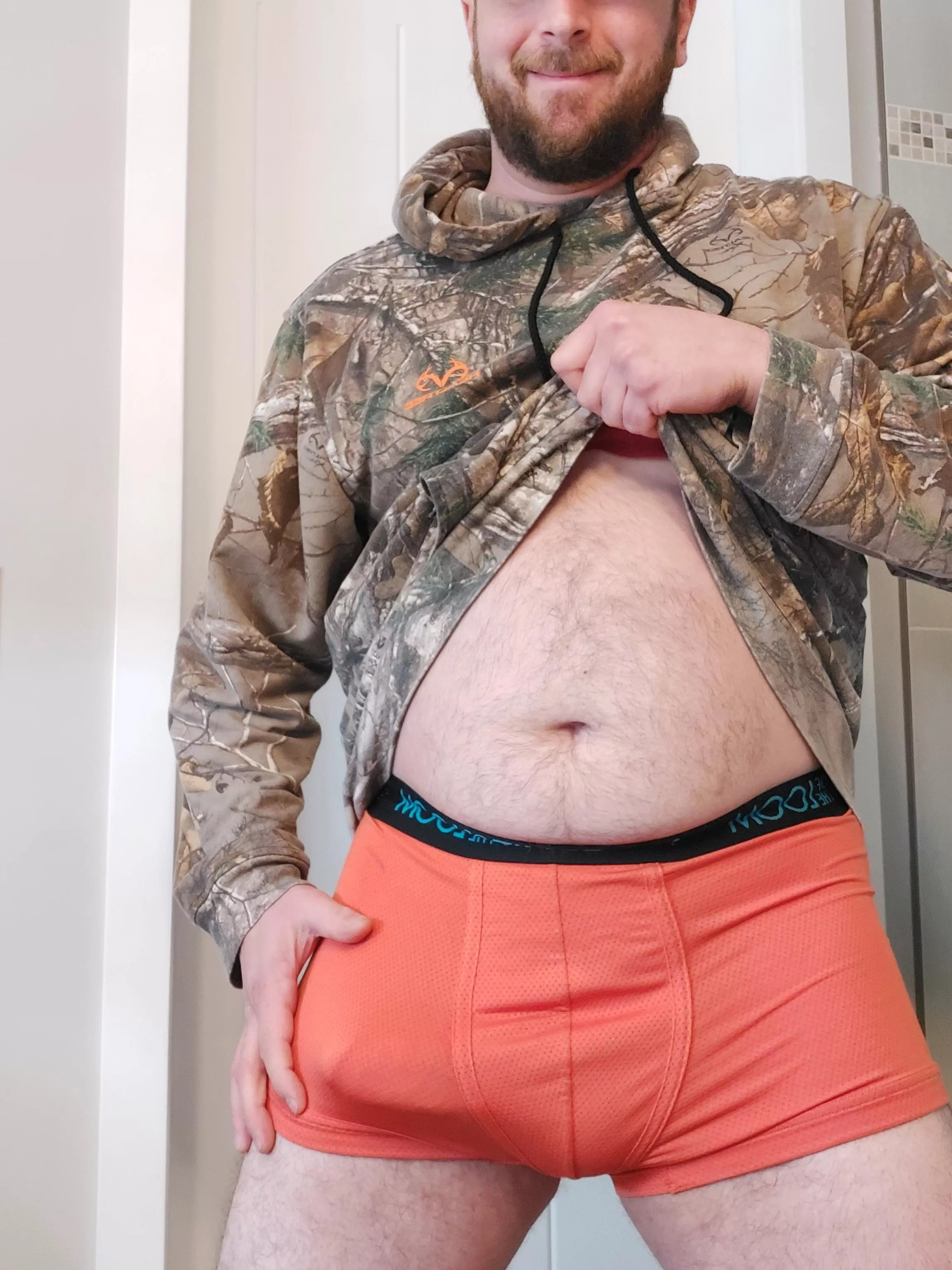 Just a fat cock in boxers