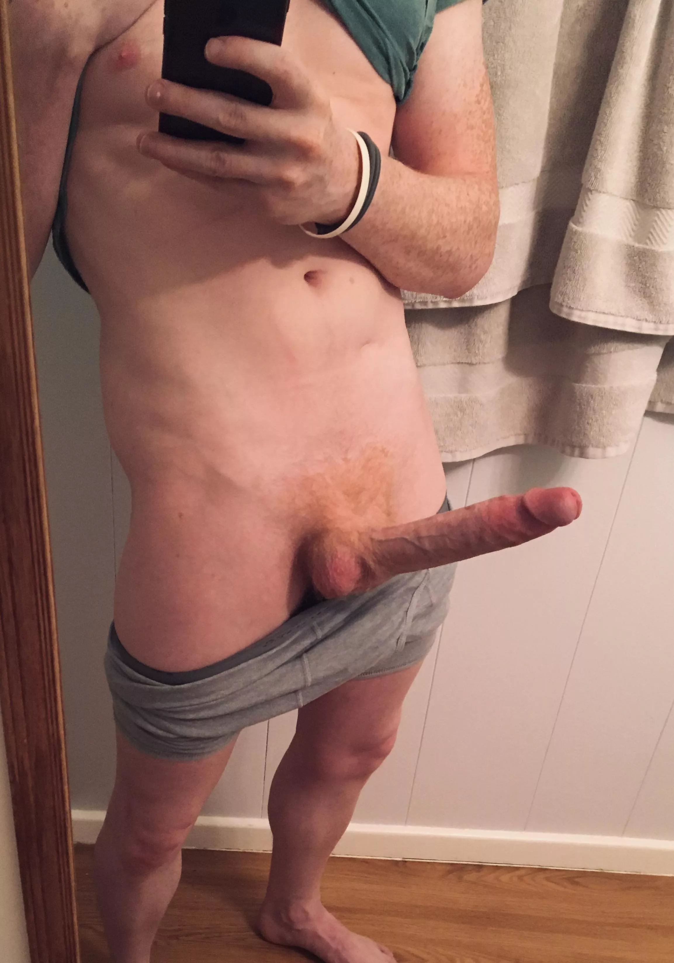 Just a little posing with morning wood today.