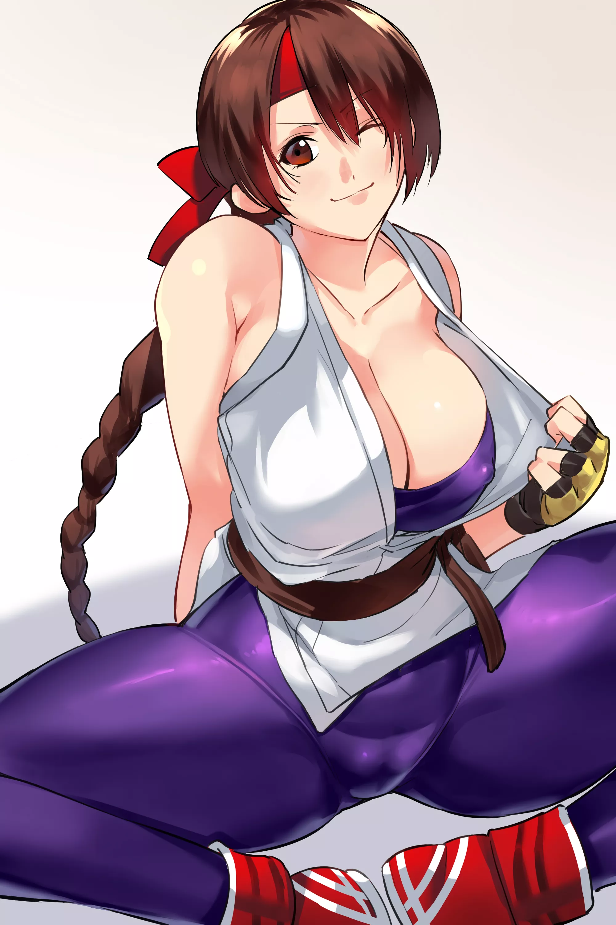 Just a little tease can drive you crazy (negresco) [Yuri, King of Fighters]