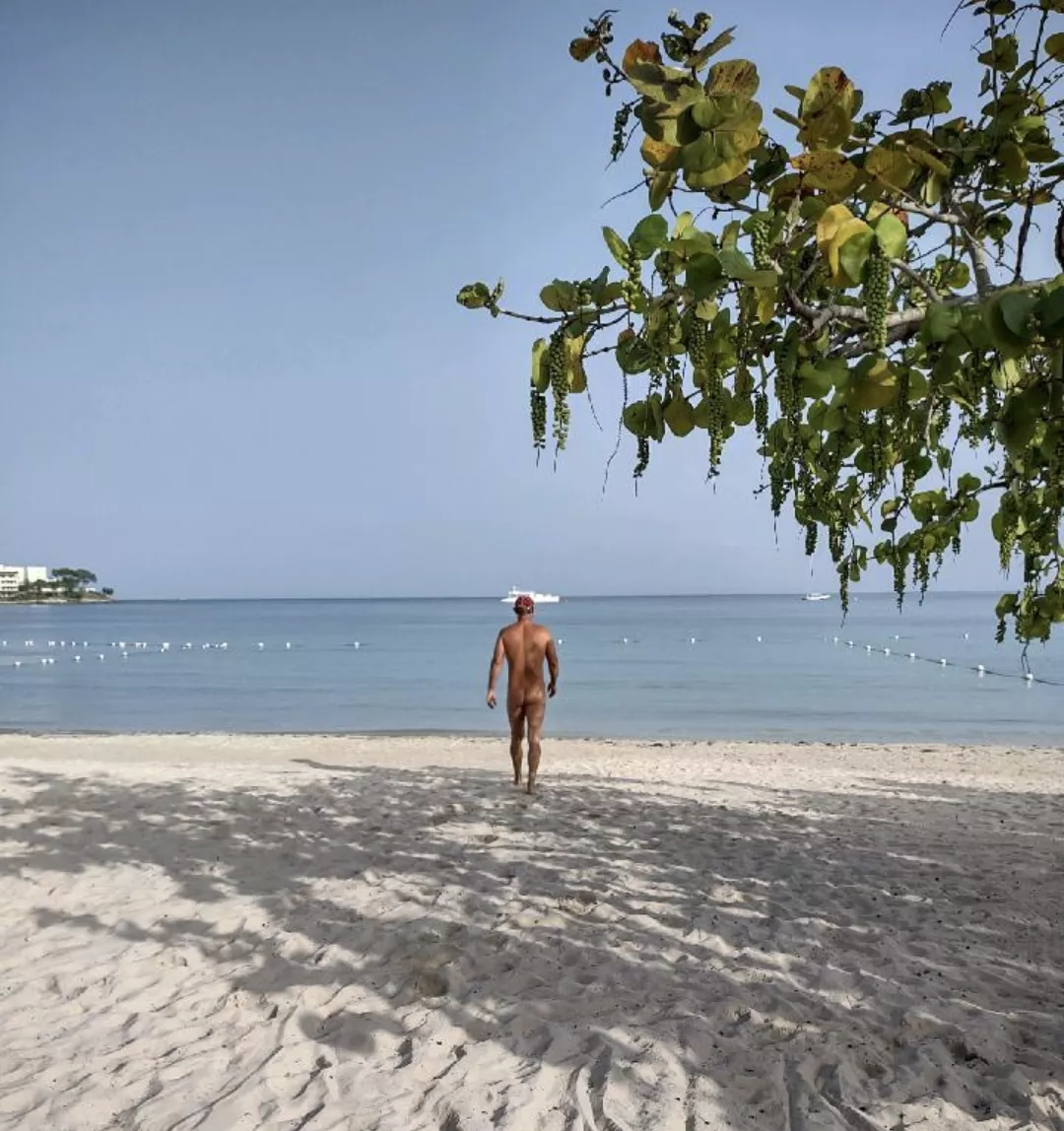 Just a stroll down the beach.