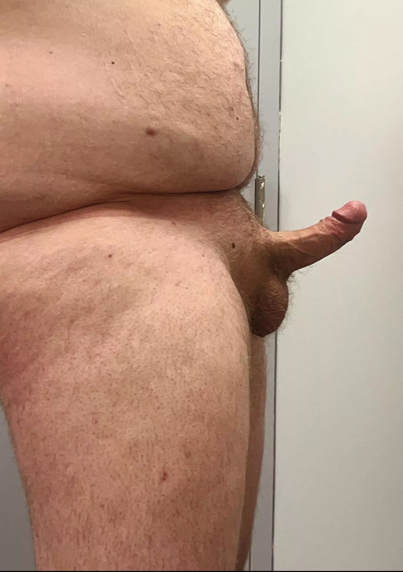 Just belly and cock. 😏