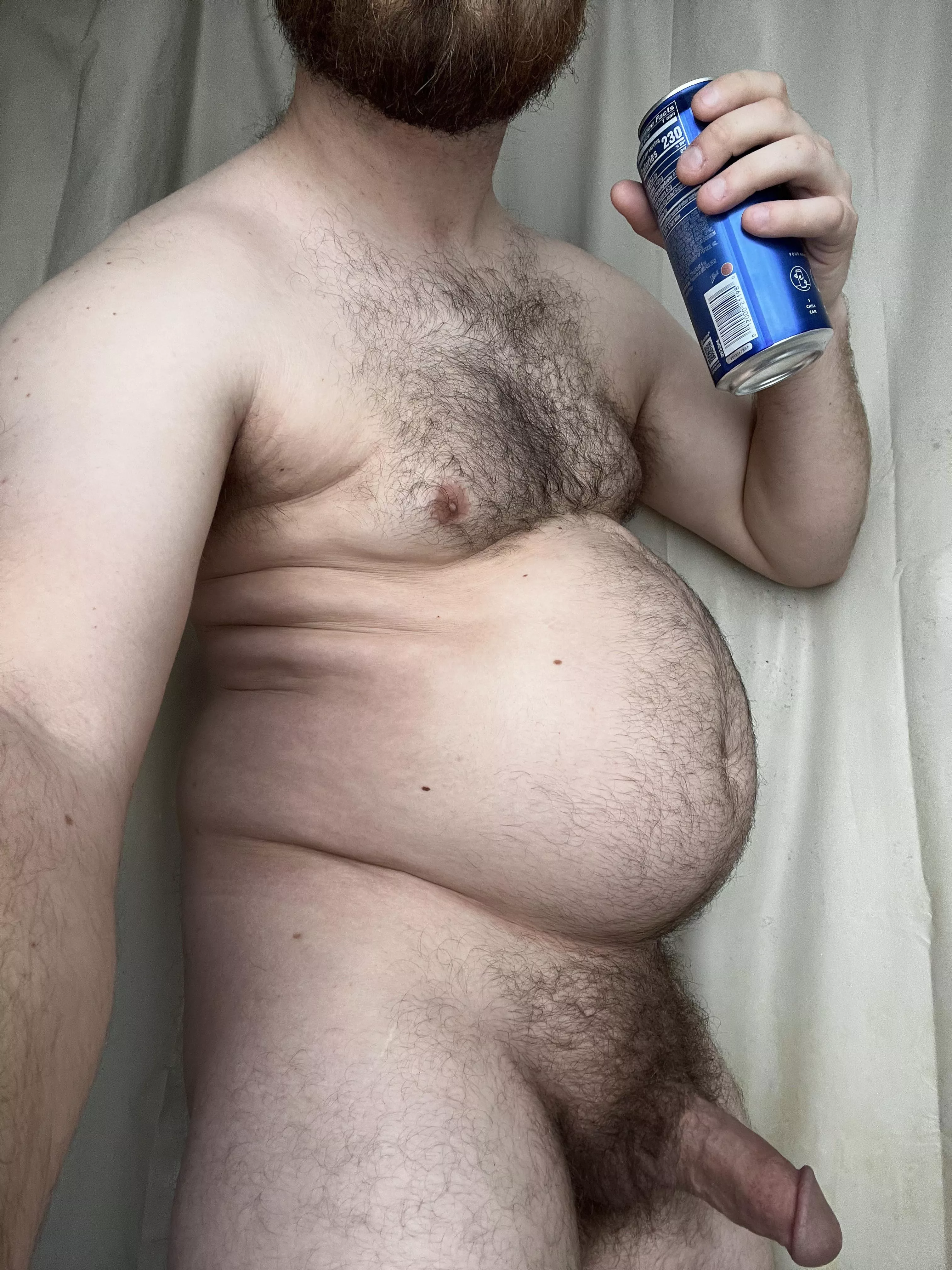 Just enjoying a beer in the shower