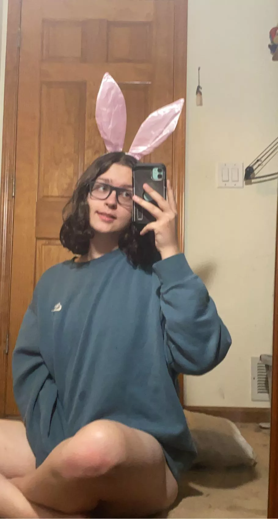 just feeling pretty in the bunny ears