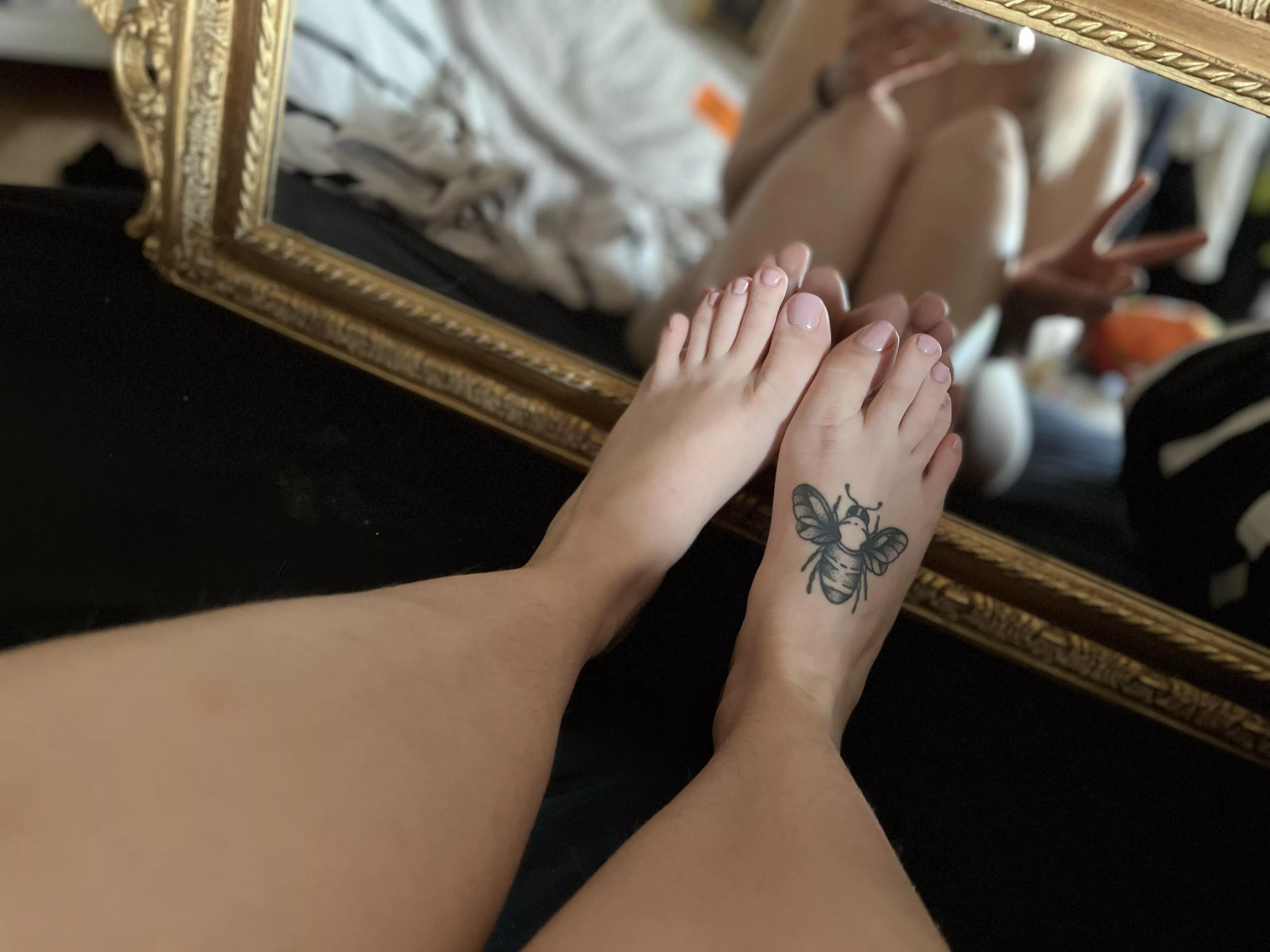 Just feet !