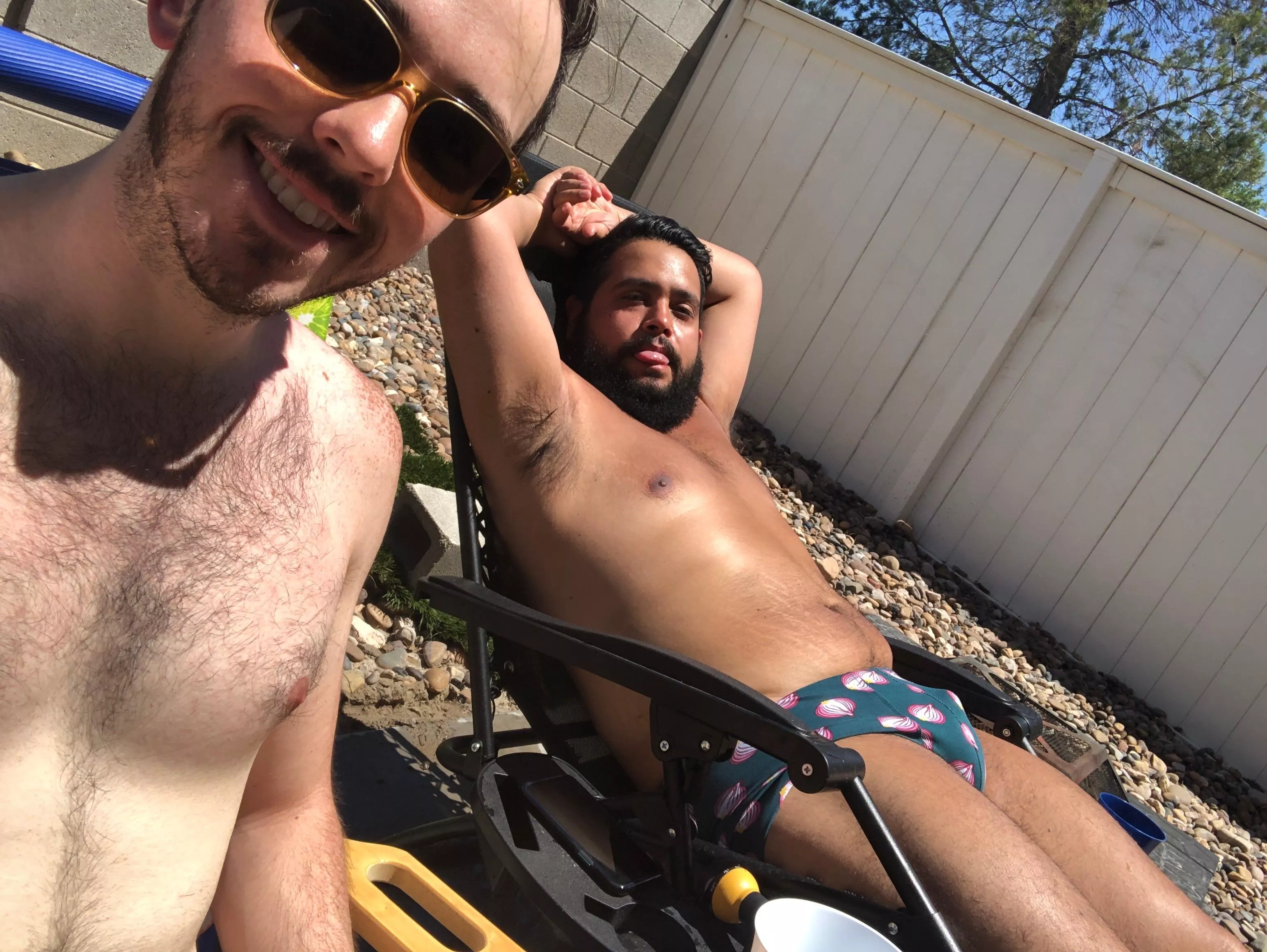 Just getitng some sun with the bf . More mild, anyone want to see us get a bit wild? Â???