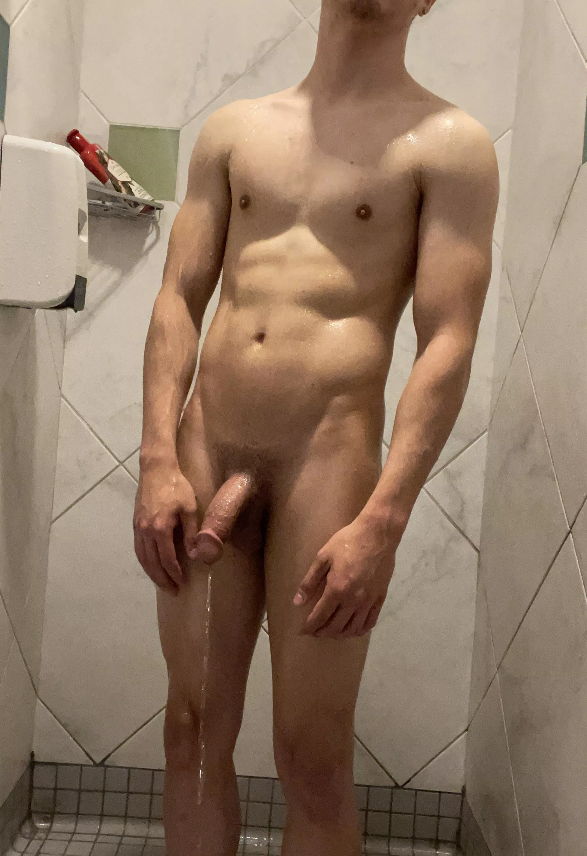 Just me at the gym showers