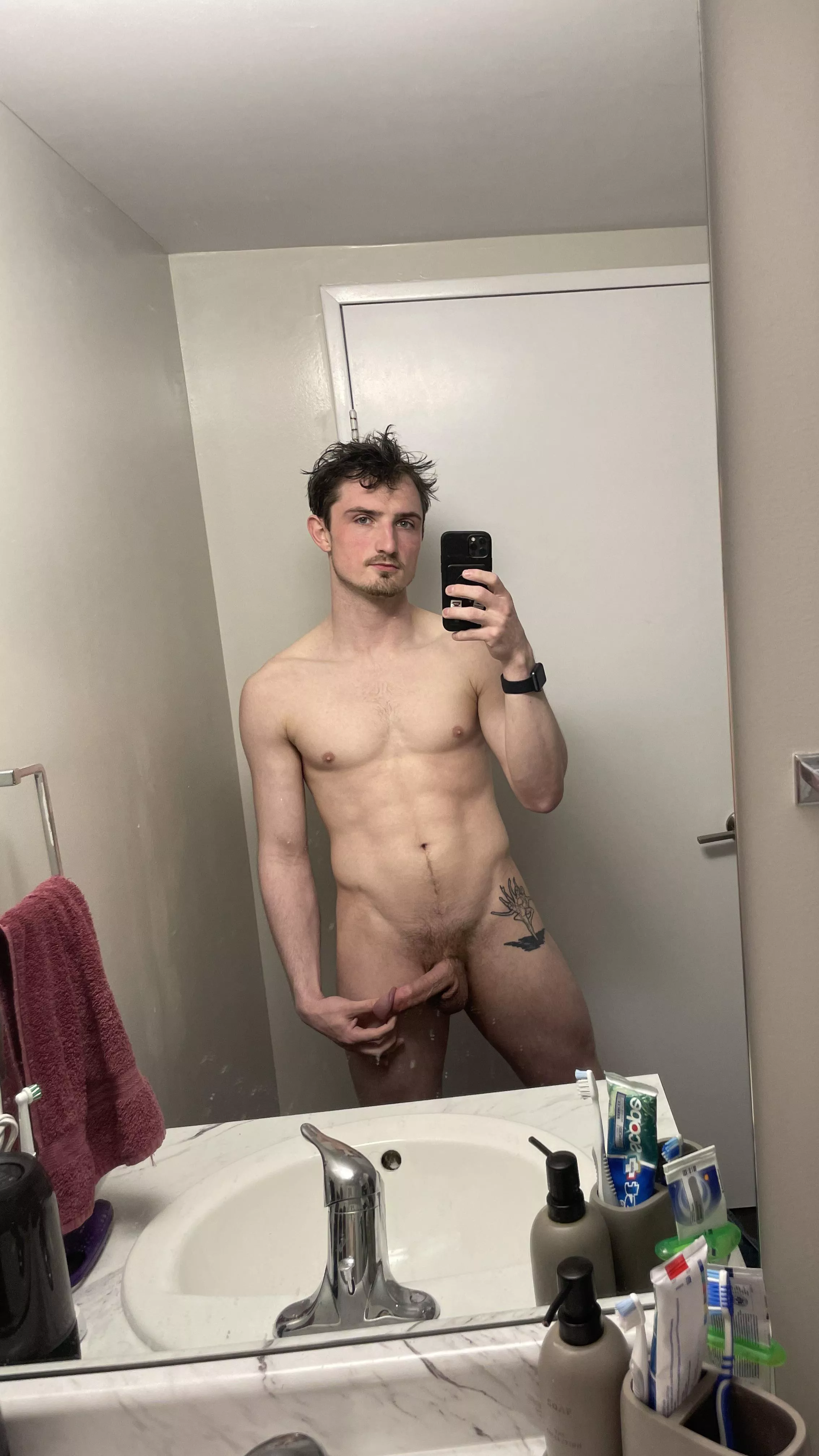 Just outta my morning shower