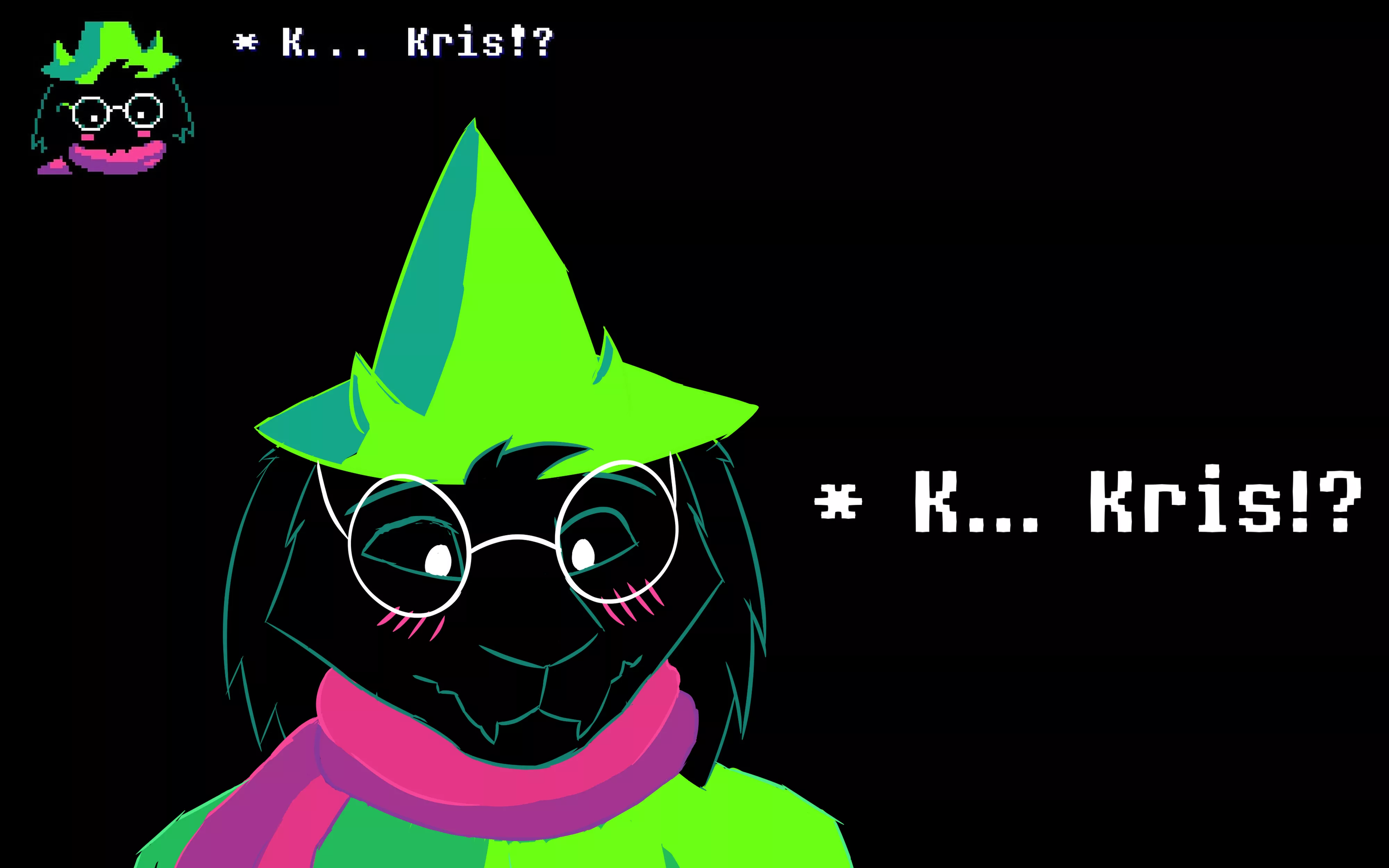 Just played Deltarune and decided to make a little sketch of Ralsei the Goat-Boy ^w^