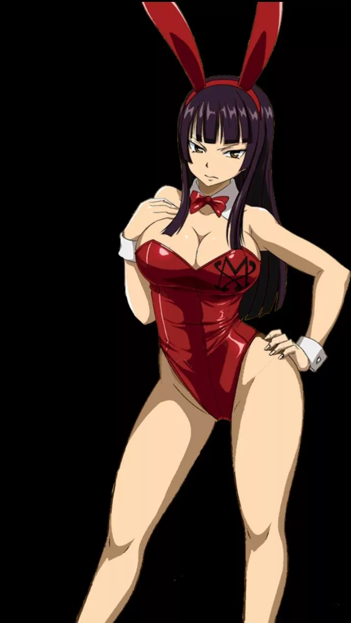 kagura as a bunny girl, hope the boys like