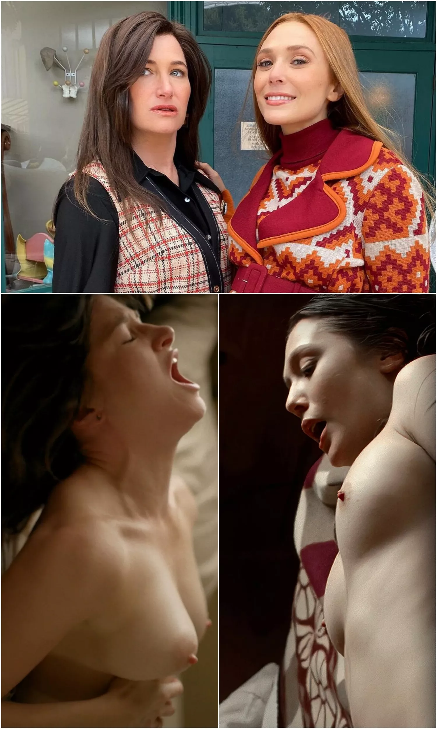 Kathryn Hahn and Elizabeth Olsen On/Off