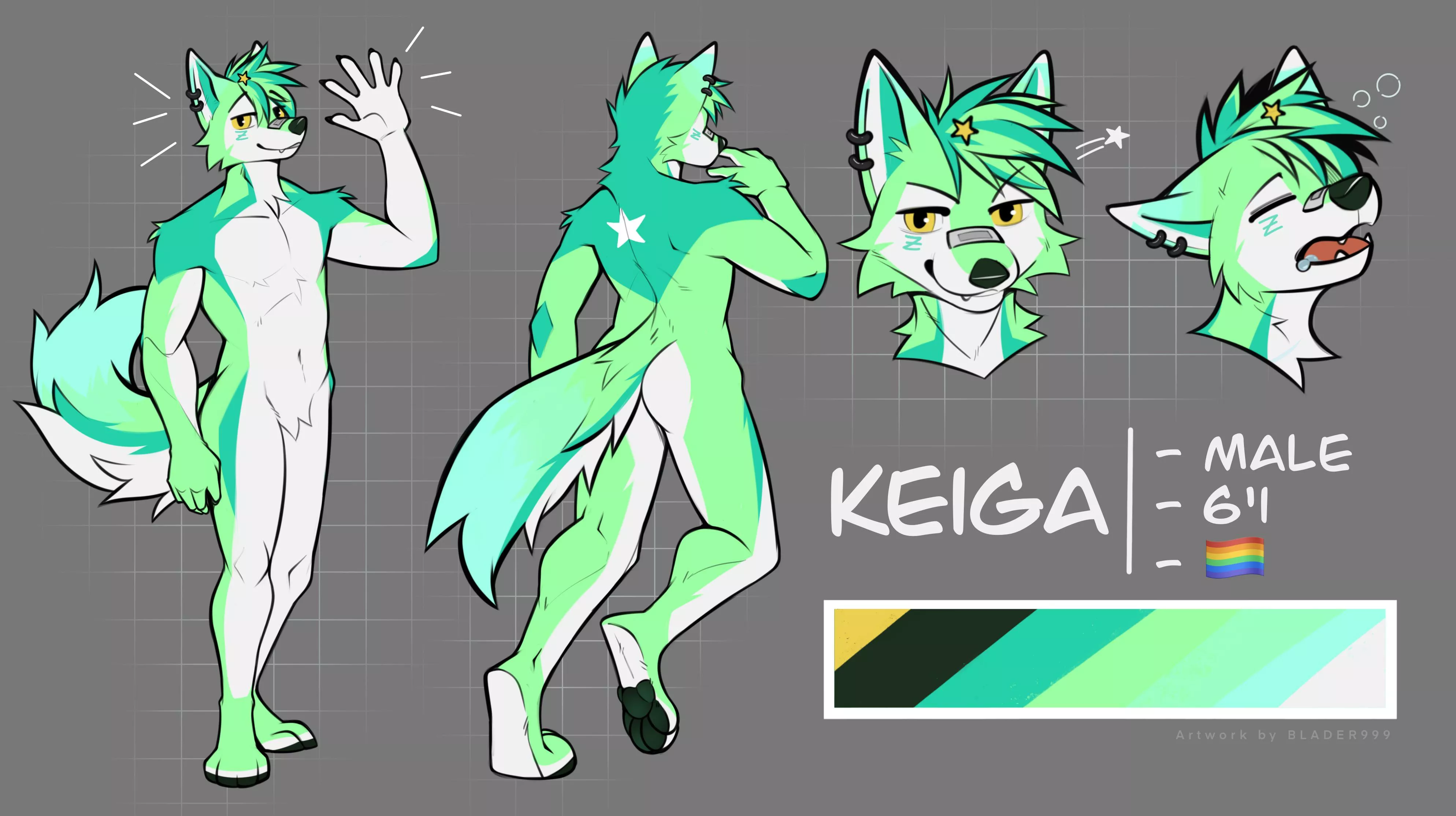 Keiga - Art by me @masterblader191 (Twitter)