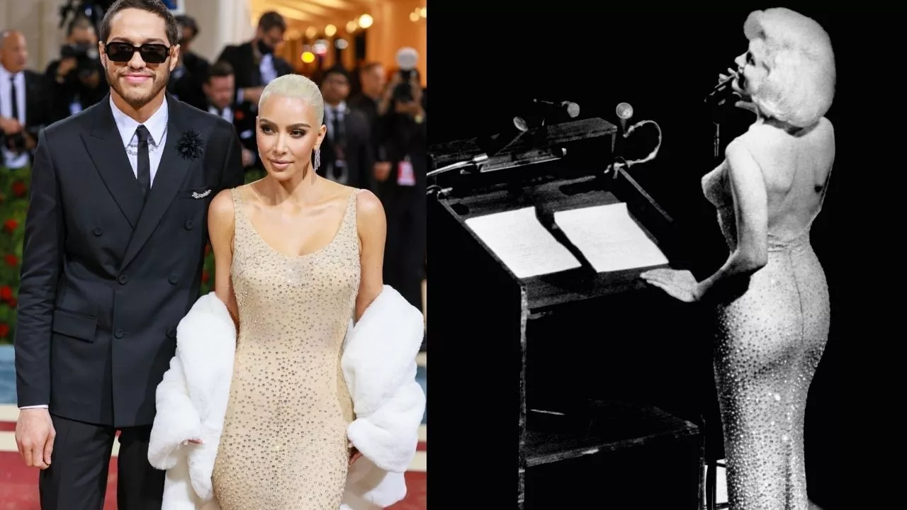 Kim Kardashian in Marilyn Monroe dress at MET GALA2022