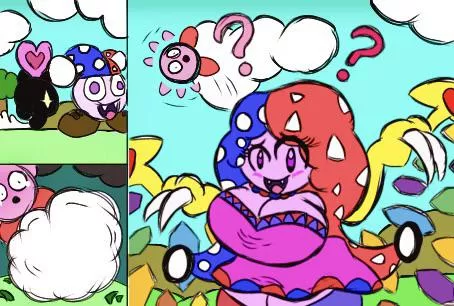 Kirby Befriends Marx! (MtF transformation)