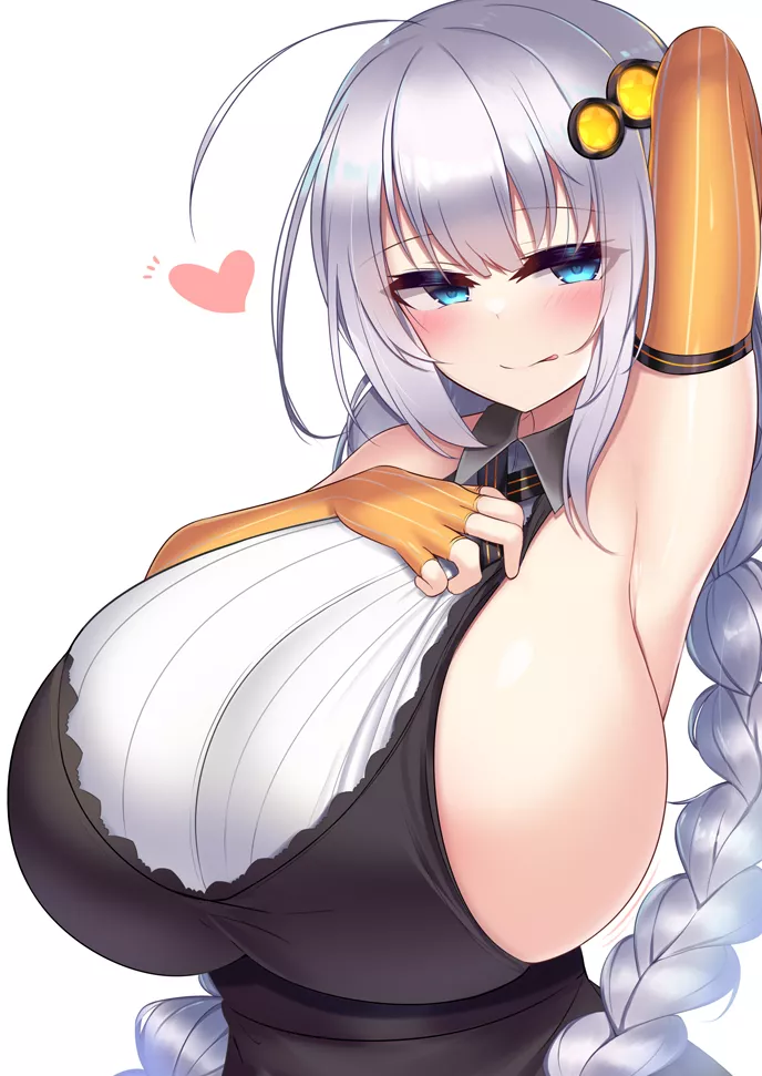 Kizuna Akari Pulling Her Shirt Aside (Kutan) [Voiceroid ]