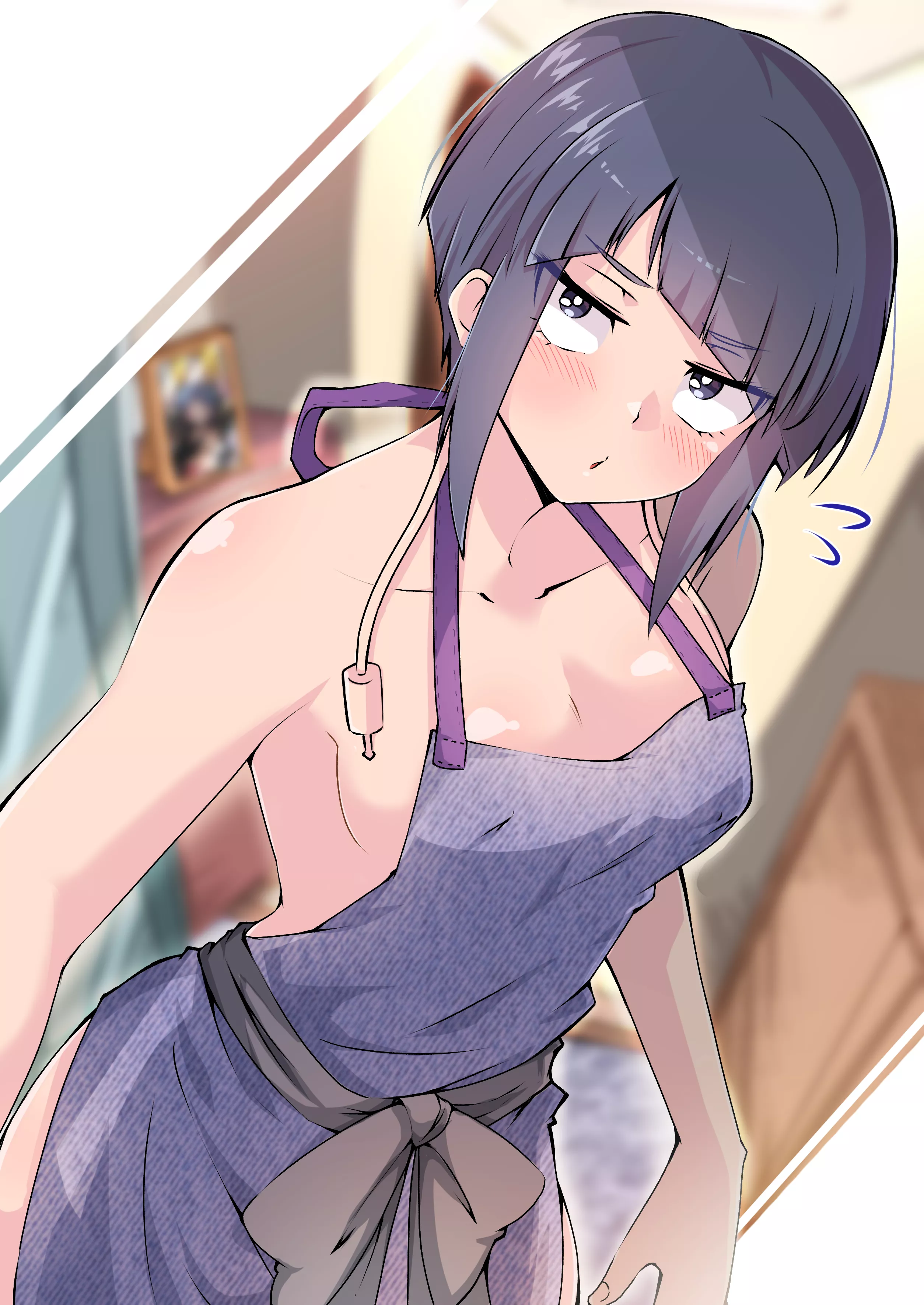 Kyoka apron [Shinonome Mozuku]