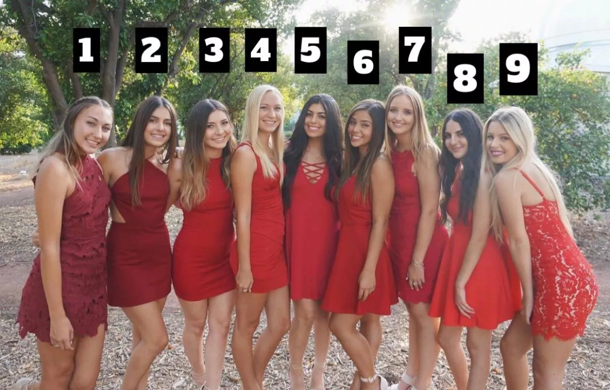 Ladies in red, which one are you choosing for anal, pussy, blowjob? Only choose 3! (Itâ€™s hard I know) ðŸ˜ˆ