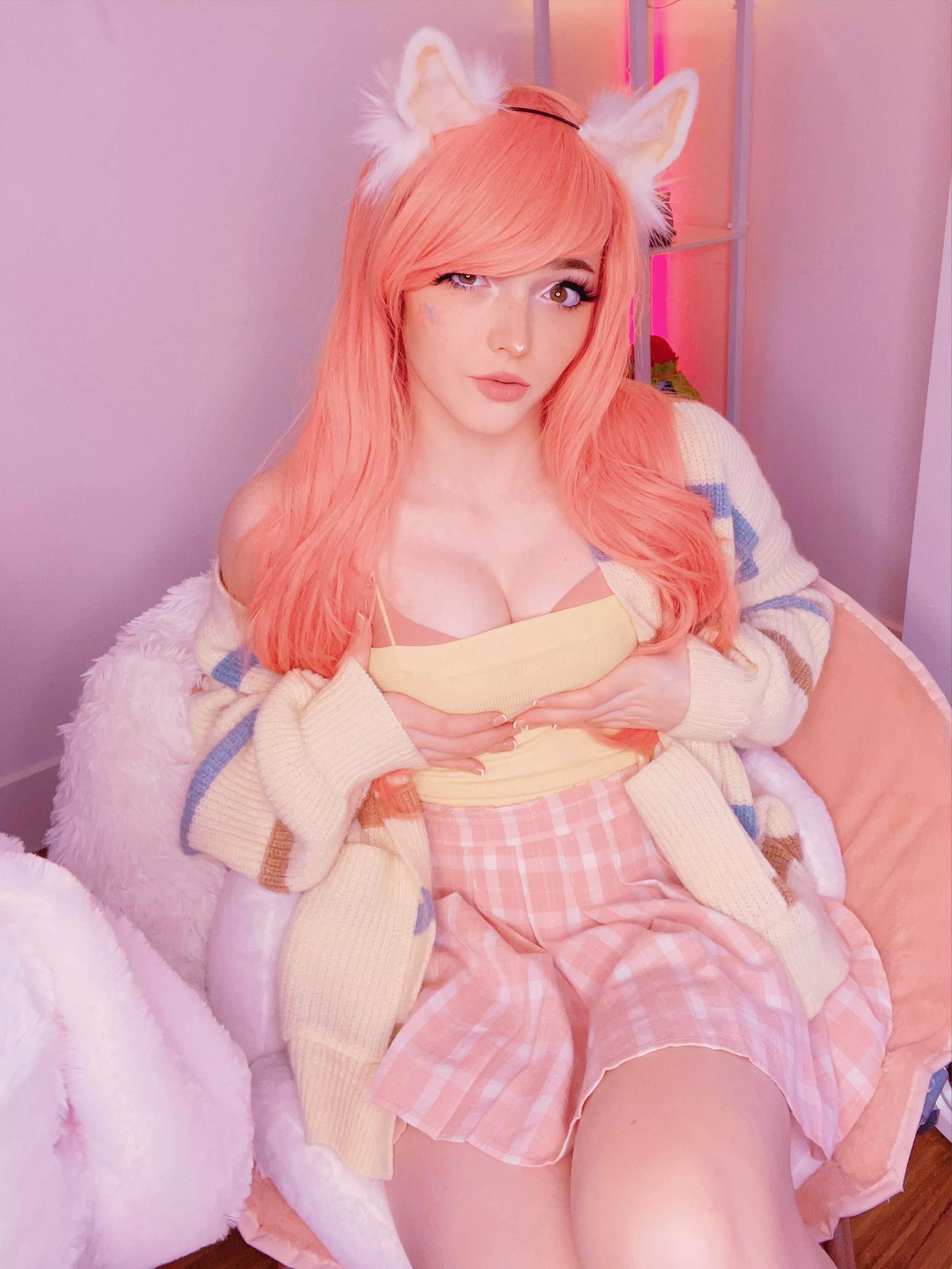 Lana Bee as Fluttershy ðŸ’• (its a closet cosplay so itâ€™s not perfect but I wanted to share!)