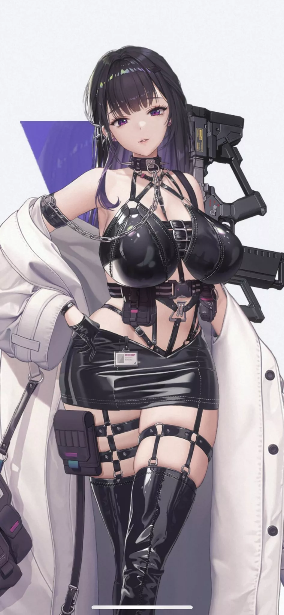 Latex Bondage Mercenary [Artist's Original]