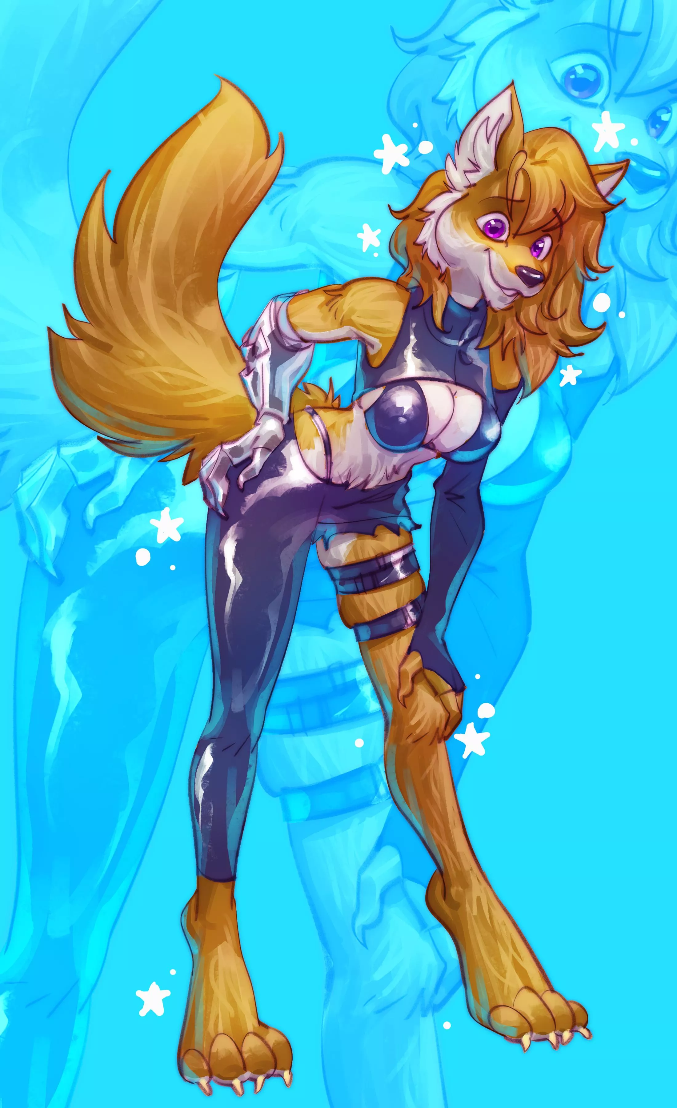 Latex Love. Finished client commission for XepherXV. My commissions are open starting from $50.