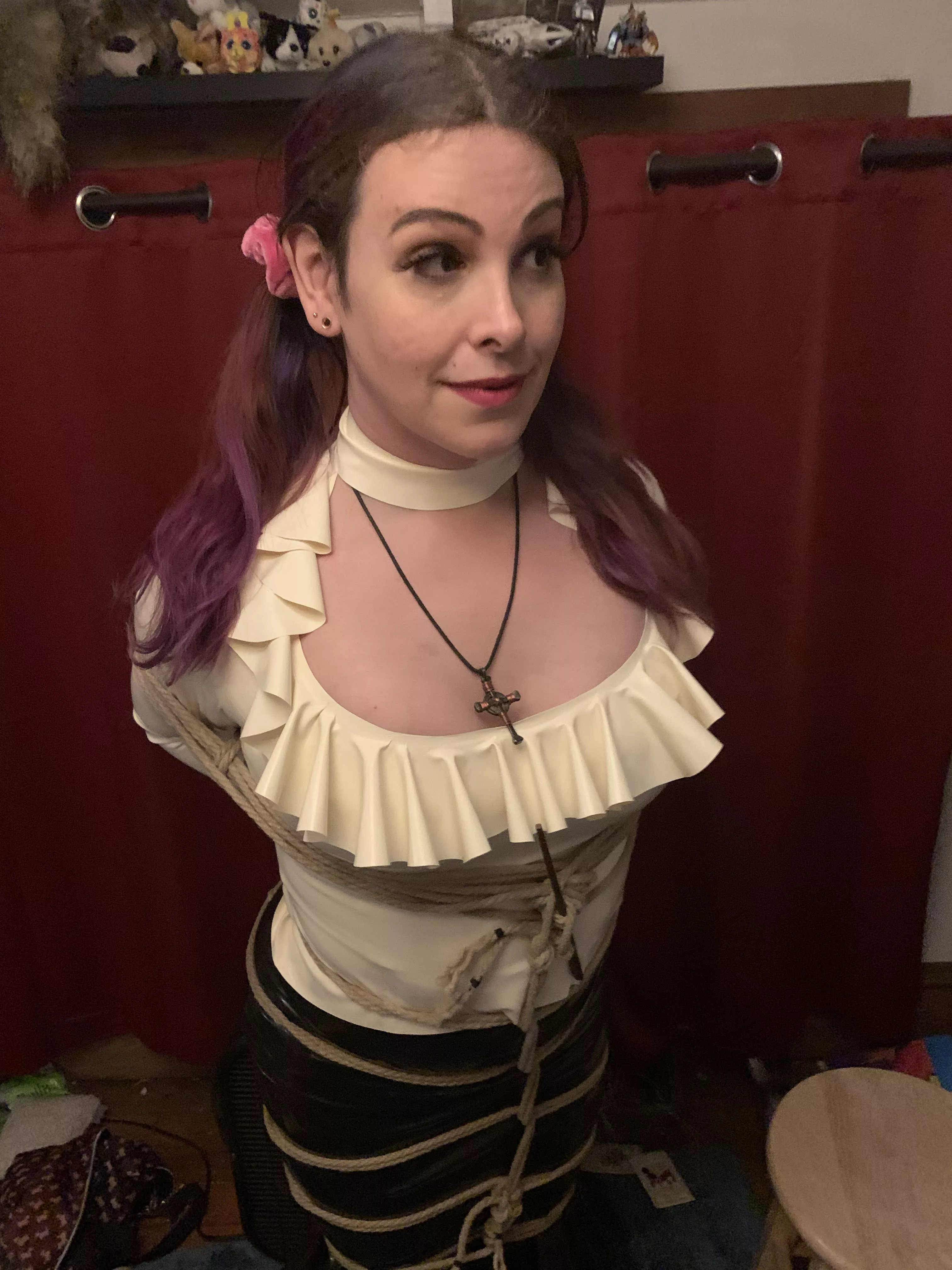 Latex office girl coming to a coworking space near you! [TW]