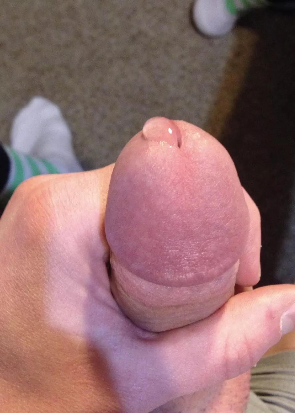 Leaking pre cum