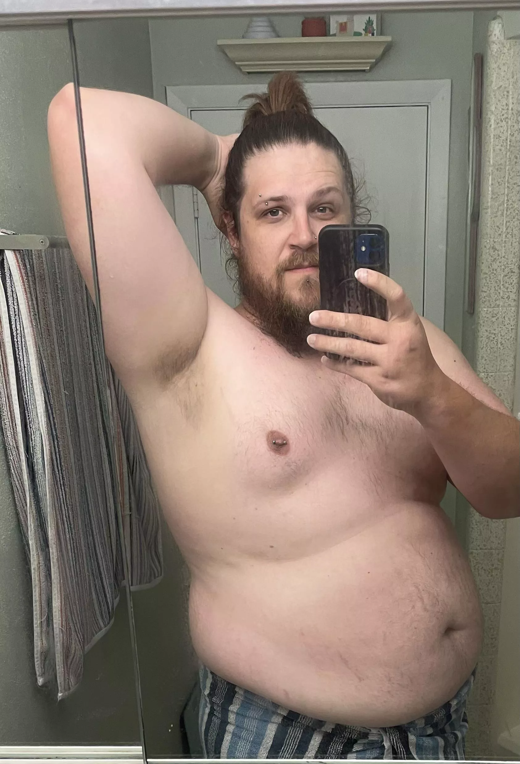 Learning to love my body, a little post shower self-love