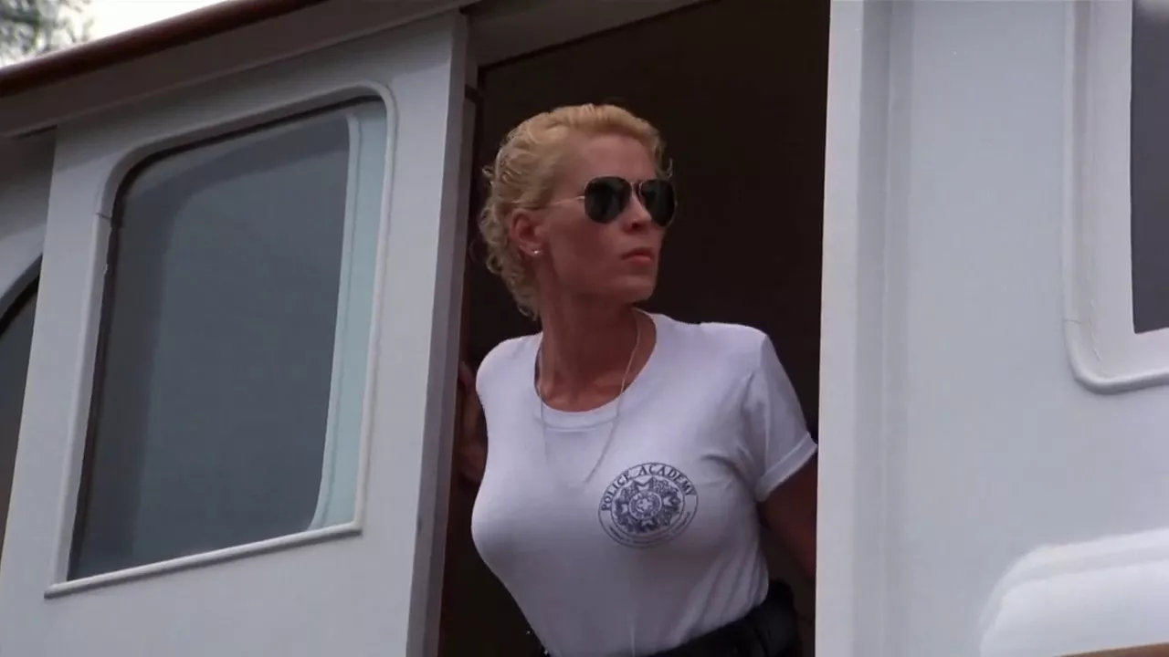 Leslie Easterbrook of the Police Academy franchise during the 1980s.