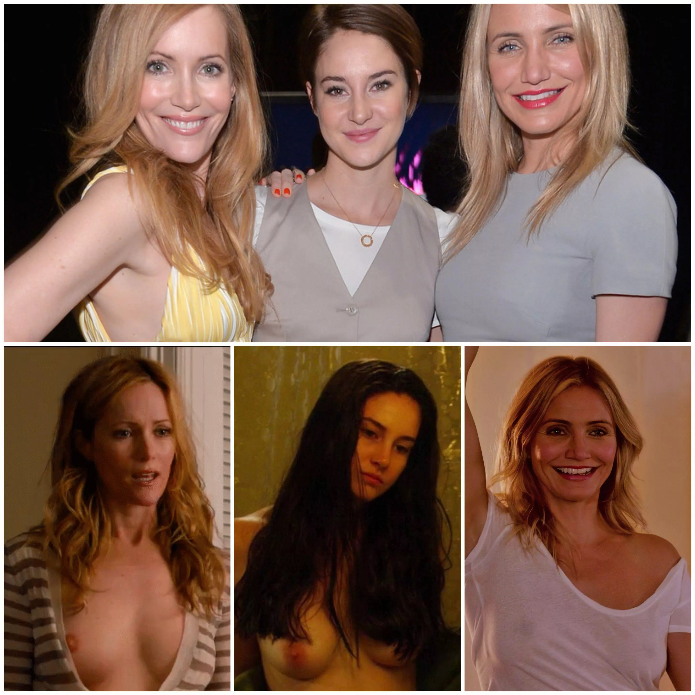 Leslie Mann, Shailene Woodley & Cameron Diaz