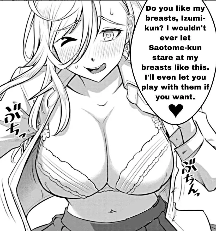 Less lewd (non-nudity) manga Gyaru breasts