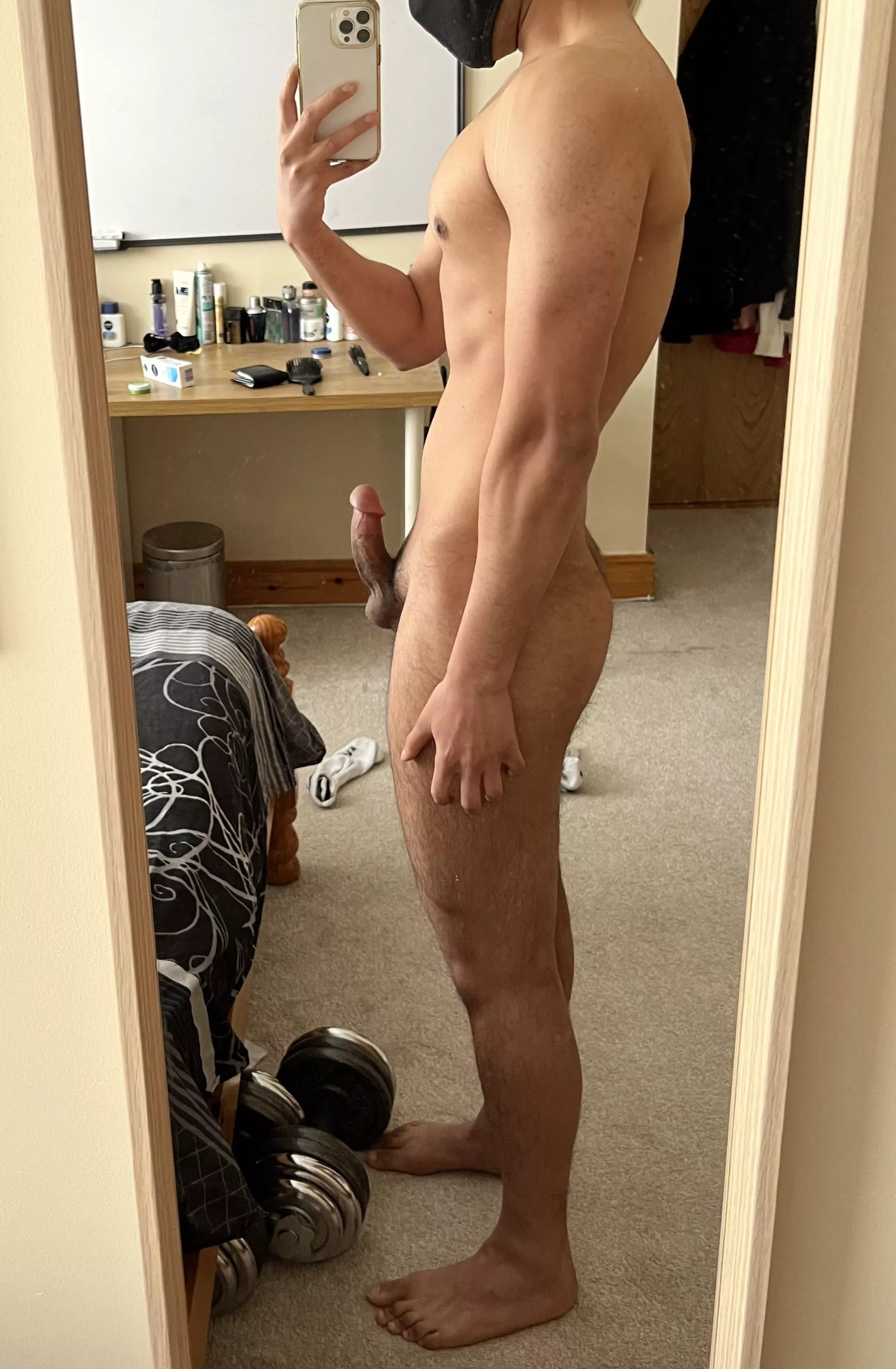 Let me know what you think of the angle of my boner!