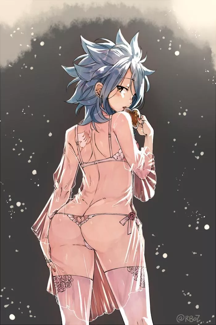 Levy in lingerie (Rusky) [Fairy Tail]