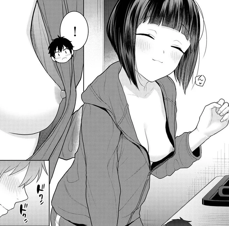 LF Mono Source: 1girl, hoodie, exposed boob