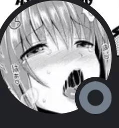 LF mono source: girl making ahegao face