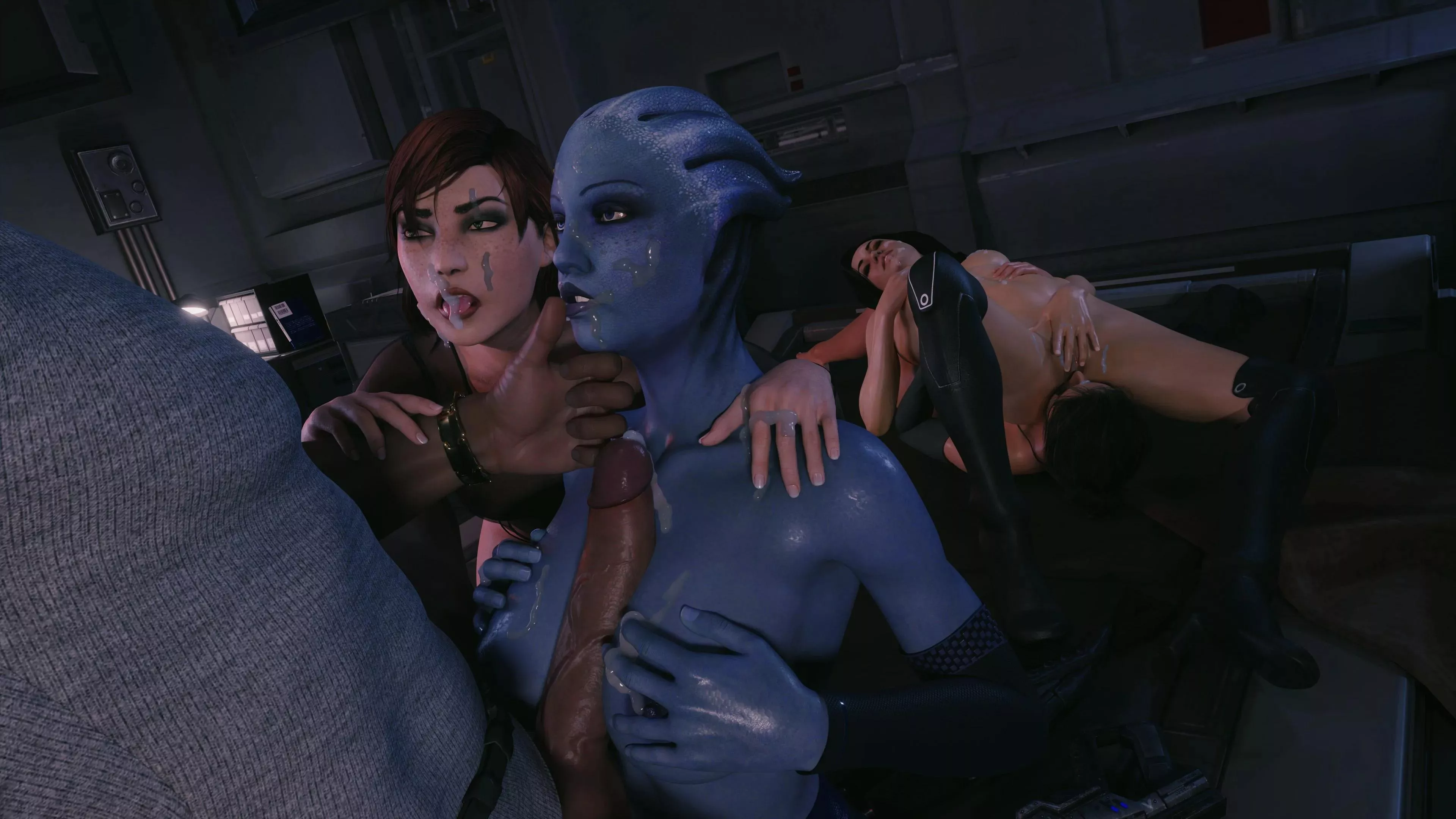 Liara, Femshep, Miranda & Ashley (CEKC)