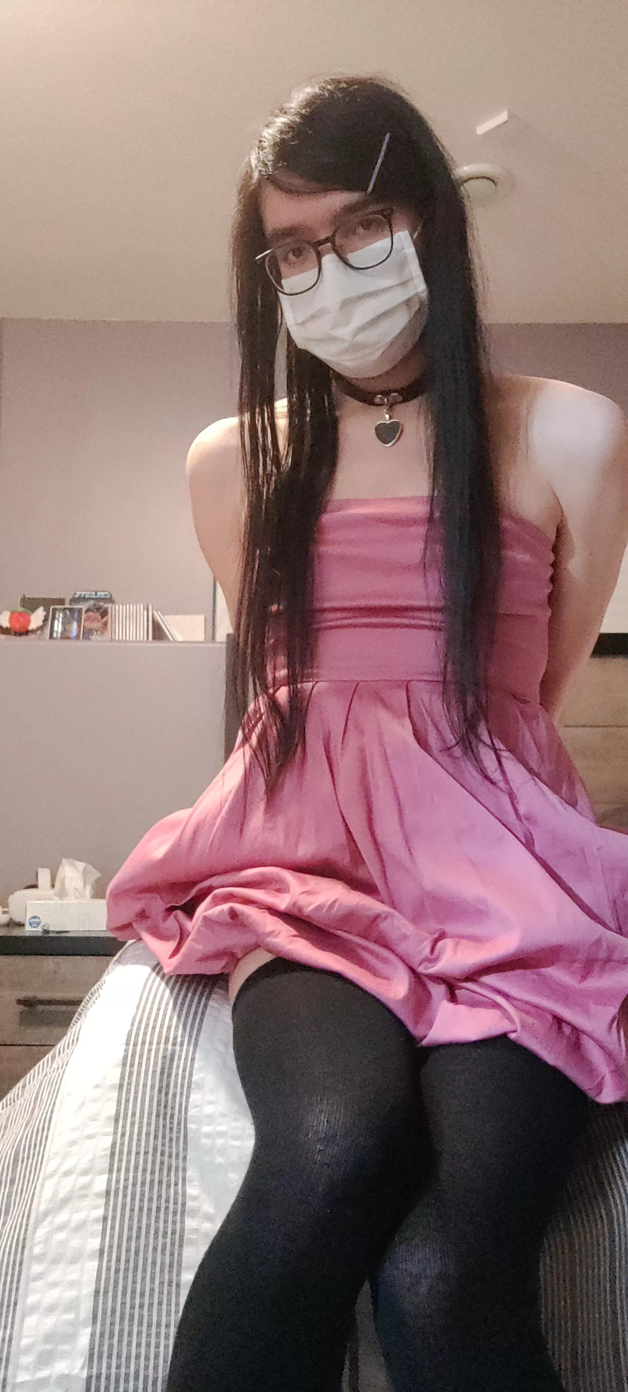 Like my pink dress?