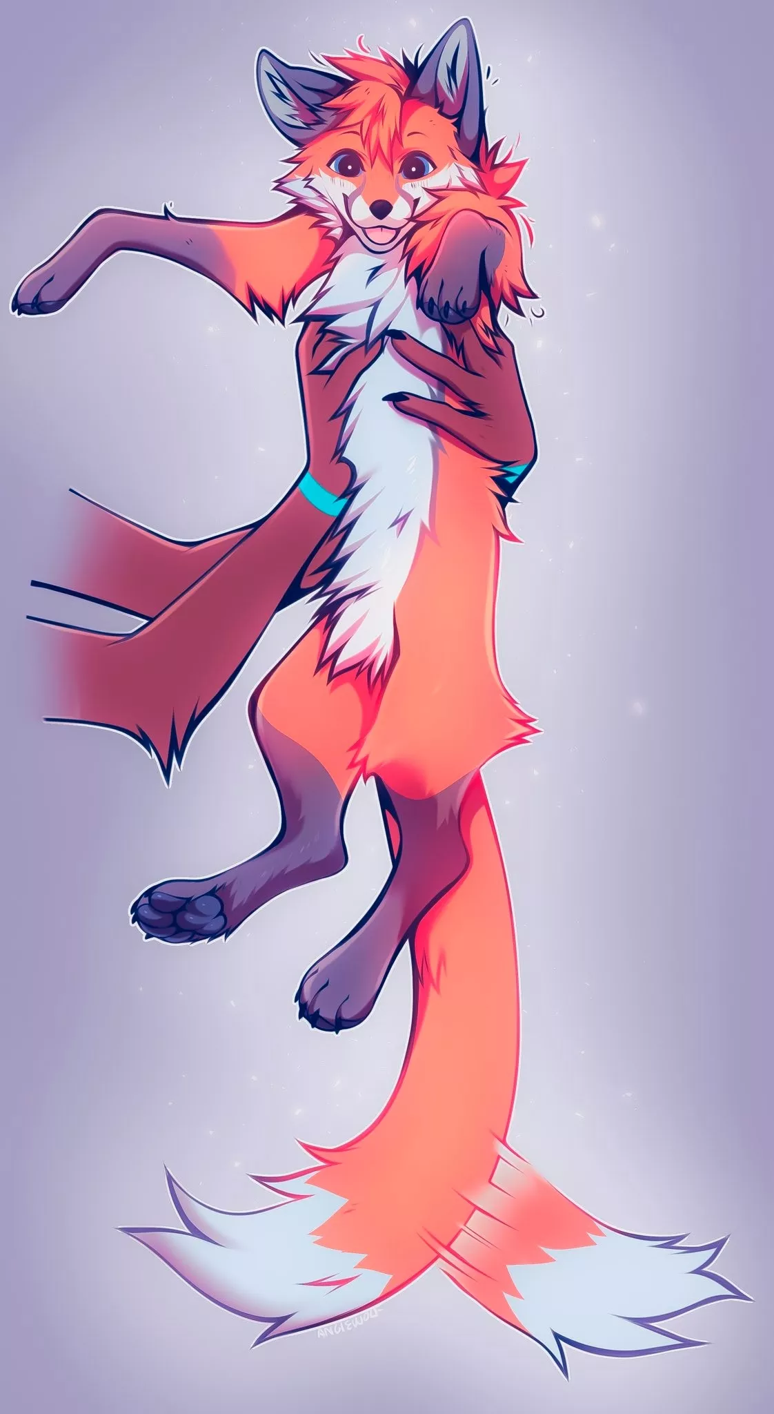 lil foxxie by @angiewolfartist