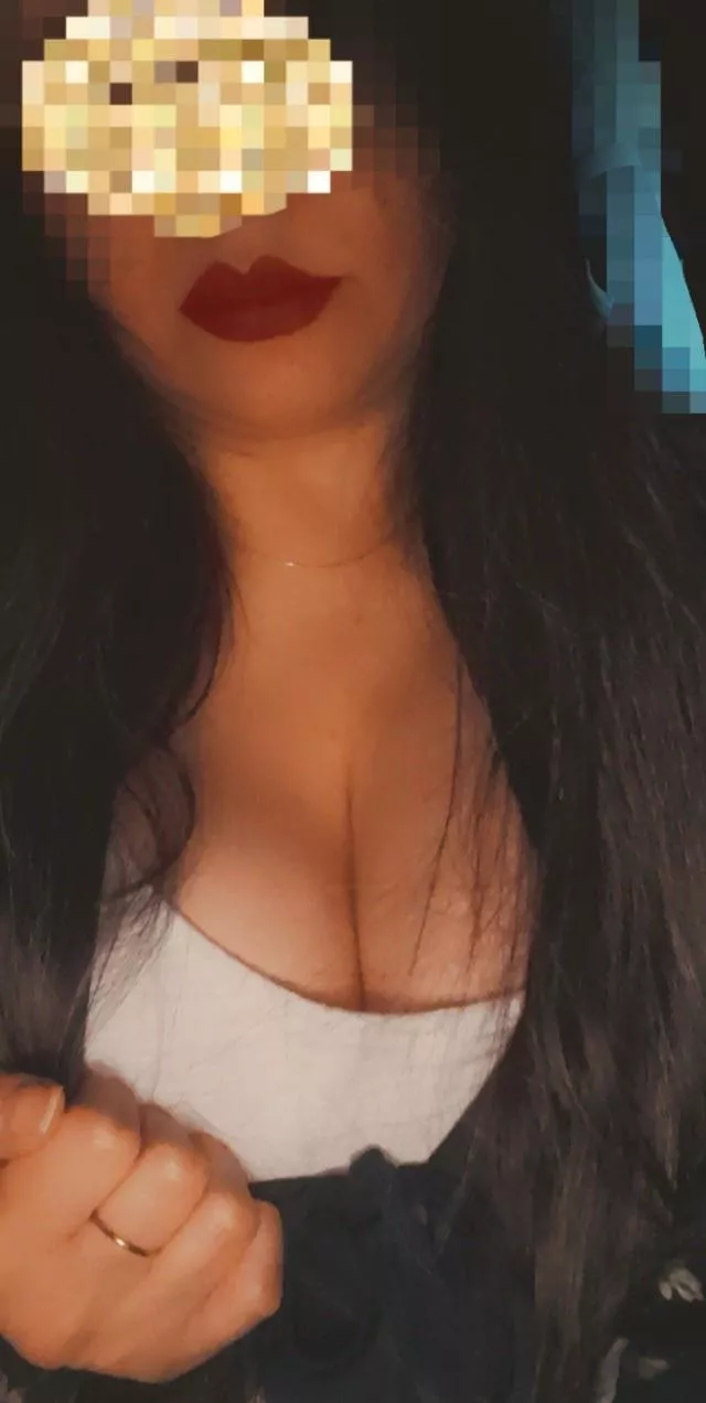 lips and cleavage, (oc)