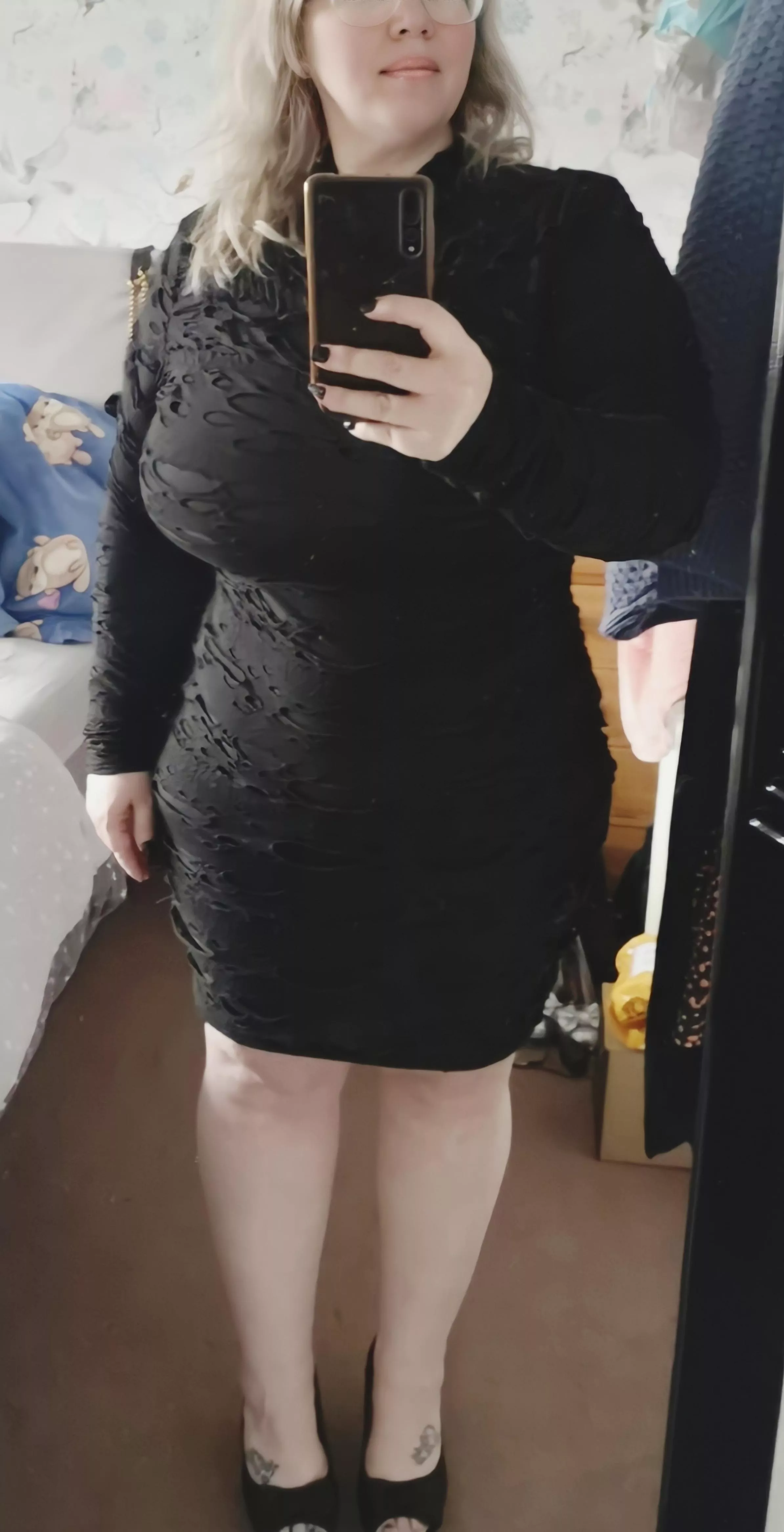 little black dress day (pst no knickers, hate vpl lol)